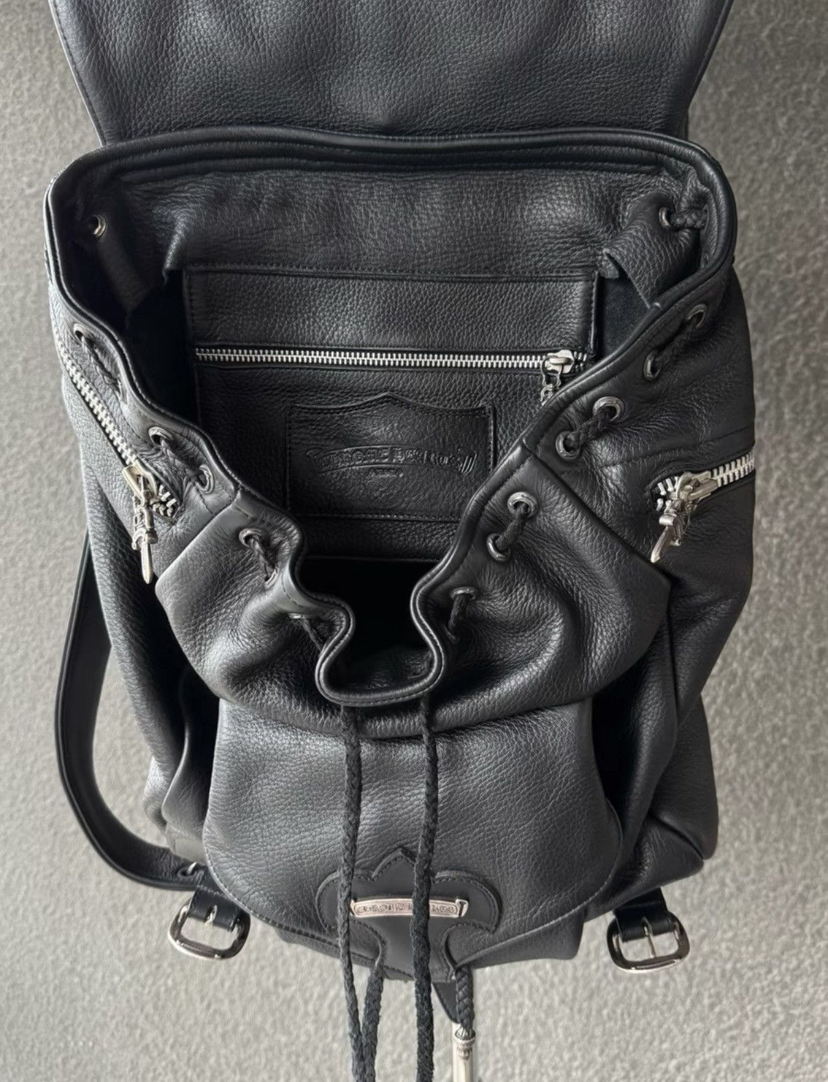 Chrome Hearts Chrome Hearts Scout Flower Silver Hardware Backpack Size ONE SIZE - 4 Thumbnail
