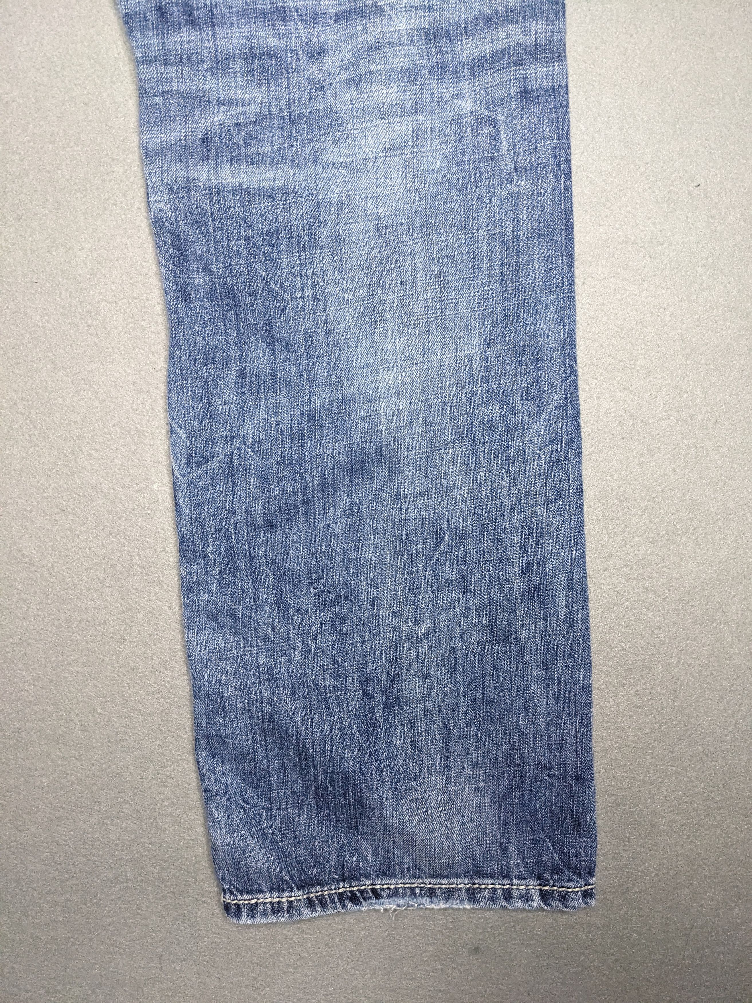Silver Jeans Co. VTG Silver Jeans 35x33 Grodie Flap Thick Stitch Denim Y2K Size US 35 - 4 Thumbnail