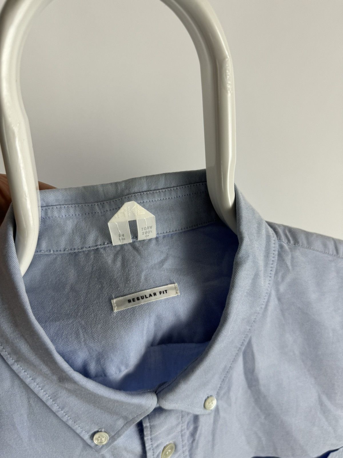 Arket Arket Long Sleeve Basic Blue Shirt Size US L / EU 52-54 / 3 - 3 Thumbnail