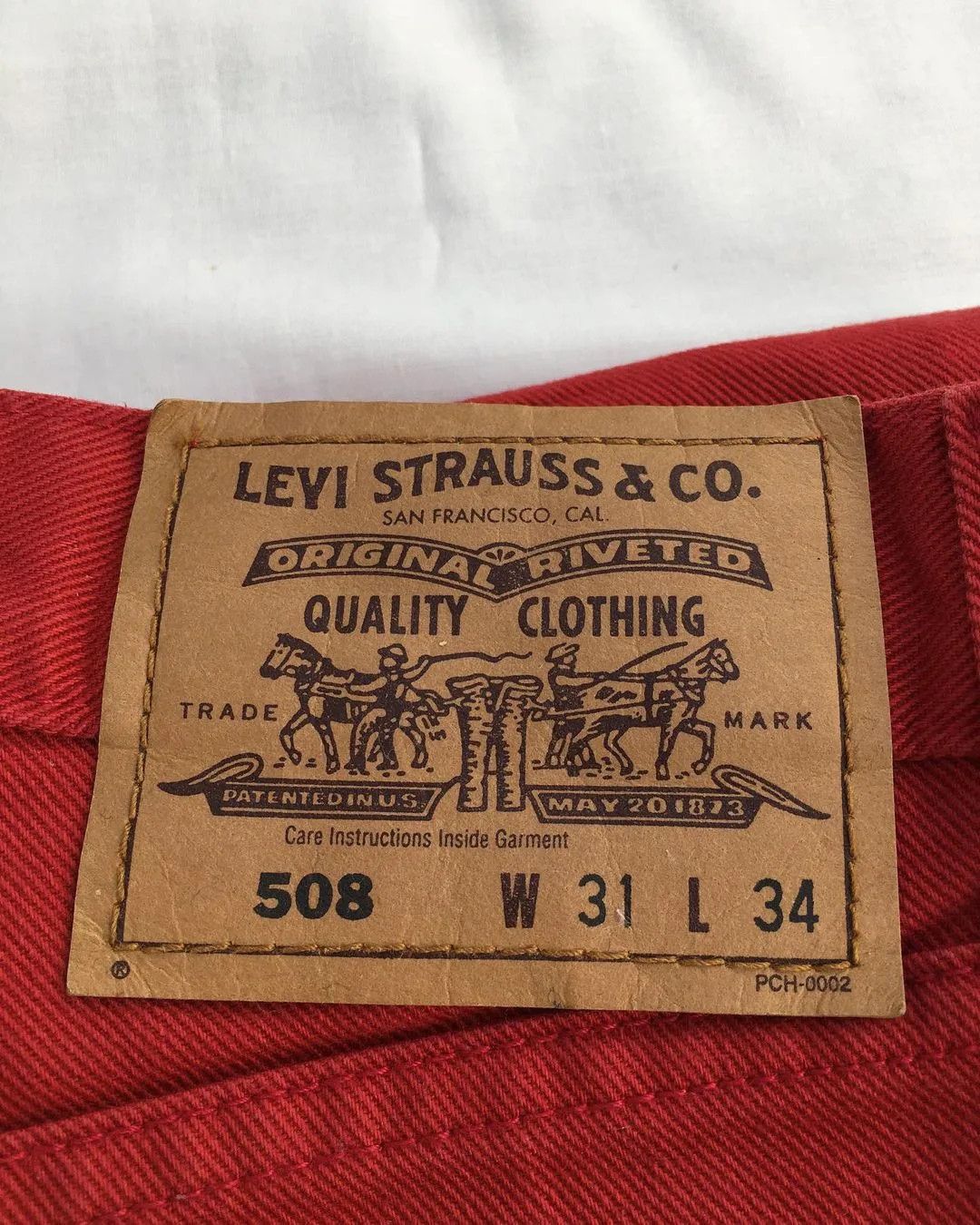 Levi's Vintage rare Levis 508 Made in Indonesia Size US 31 - 7 Thumbnail