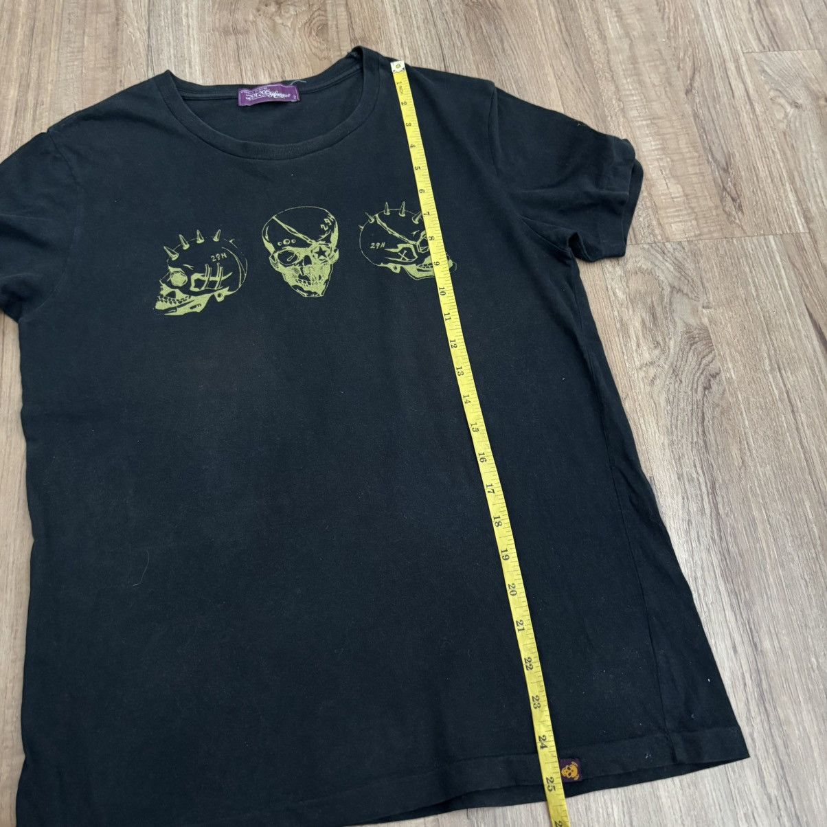 Japanese Brand 291295 Homme Skulls T Shirt Black 18.5x25 Size US S / EU 44-46 / 1 - 9 Thumbnail