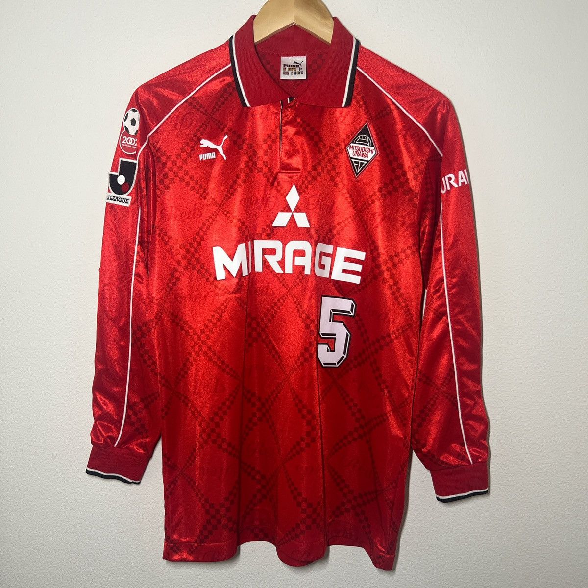 Urawa Red Diamonds 1998 Home Long Sleeve Jersey Japan Soccer