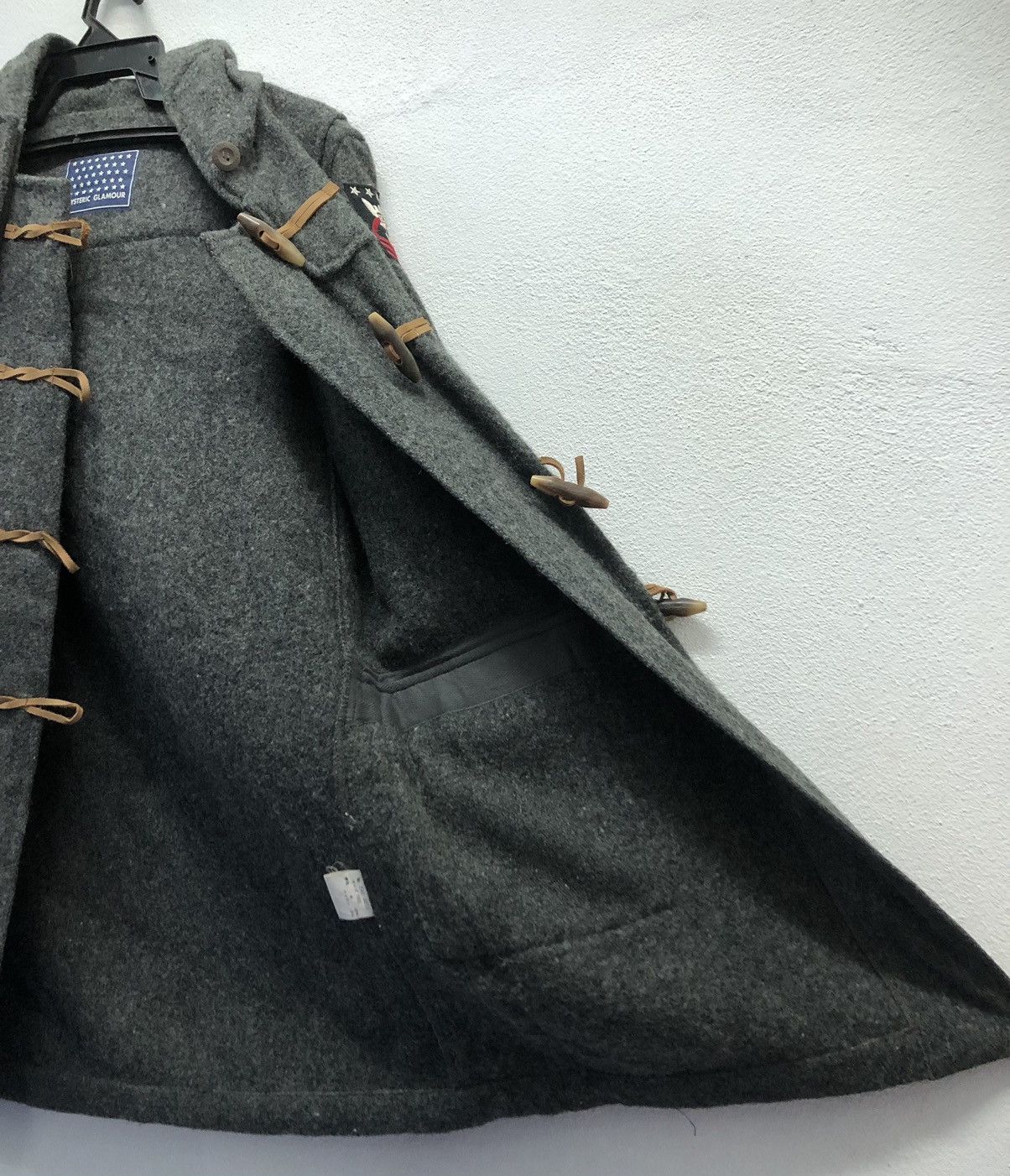 Hysteric Glamour × Vintage HYSTERIC GLAMOUR Duffle Coat Military Style Wool Jacket Size US M / EU 48-50 / 2 - 11 Thumbnail
