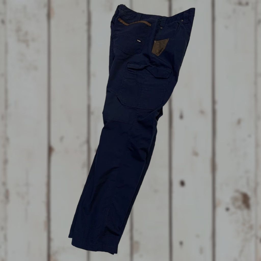Vintage VINTAGE CQR Cargo Pants Men's 34X34 Blue Tactical Straight Leg Work Pant Size US 32 / EU 48 - 1 Thumbnail