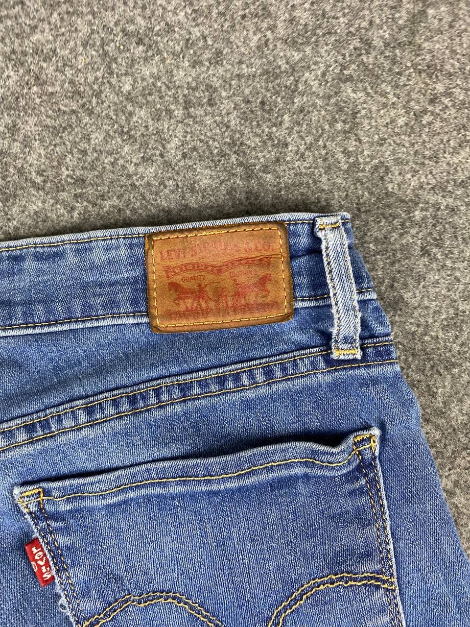 Levi's levis 714 straight cut distressed denim nice design Size 30" / US 8 / IT 44 - 5 Thumbnail