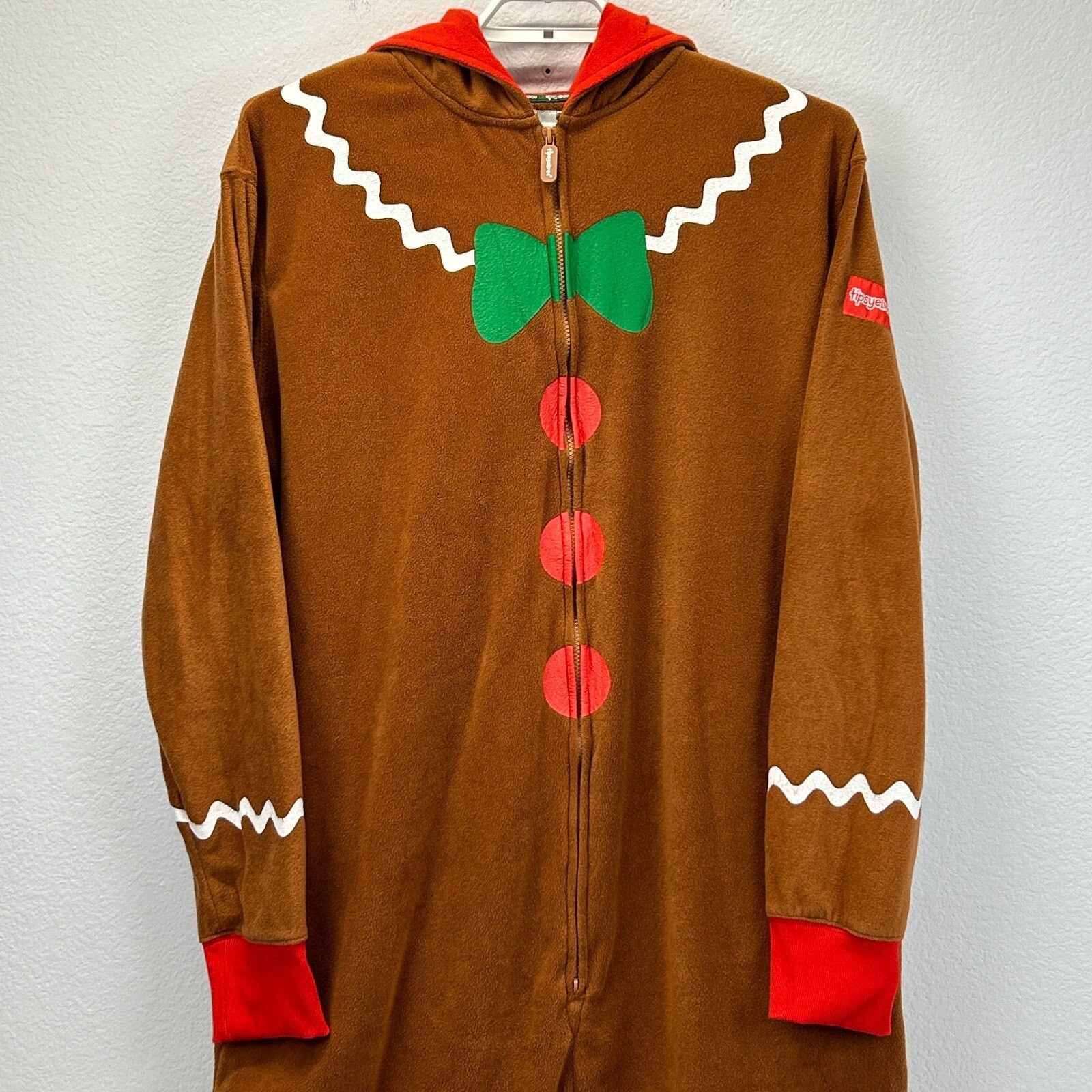 Tipsy Elves Tipsy Elves Gingerbread Man Jumpsuit Brown Bodysuit 2XL Size US XXL / EU 58 / 5 - 3 Thumbnail