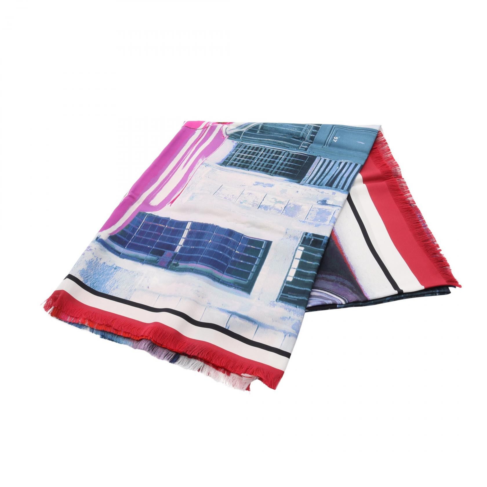 Chanel Chanel Chanel Silk Stole Others Shawl DUTY FREE for USA Size ONE SIZE - 1 Thumbnail