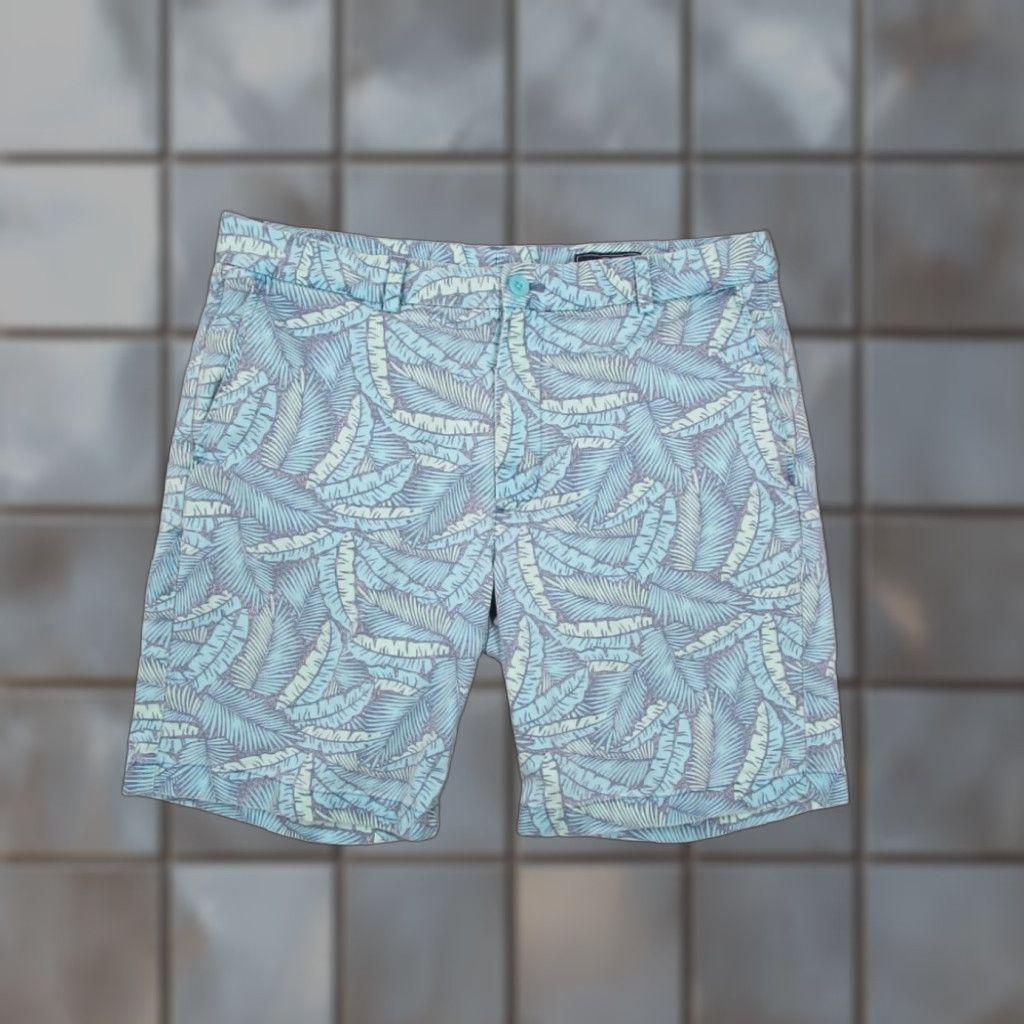 Vineyard Vines Vineyard Vines Mens 35 Blue Floral Breaker Chino Shorts 9" Beach Golf Size US 35 - 1 Thumbnail