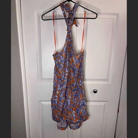Bcbgmaxazria NWT BCBGMaxAzria Tie Halter Romper size L Size L / US 10 / IT 46 - 2 Thumbnail