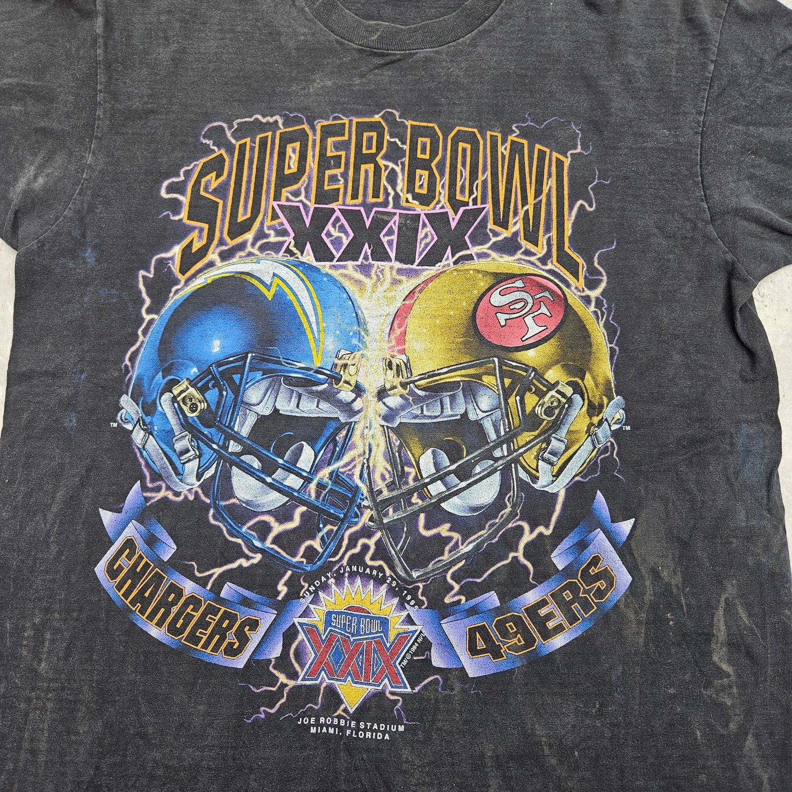 Salem Sportswear Vintage 1995s Super Bowl XXIV 49ers VS Chargers Size Large Size US L / EU 52-54 / 3 - 2 Thumbnail