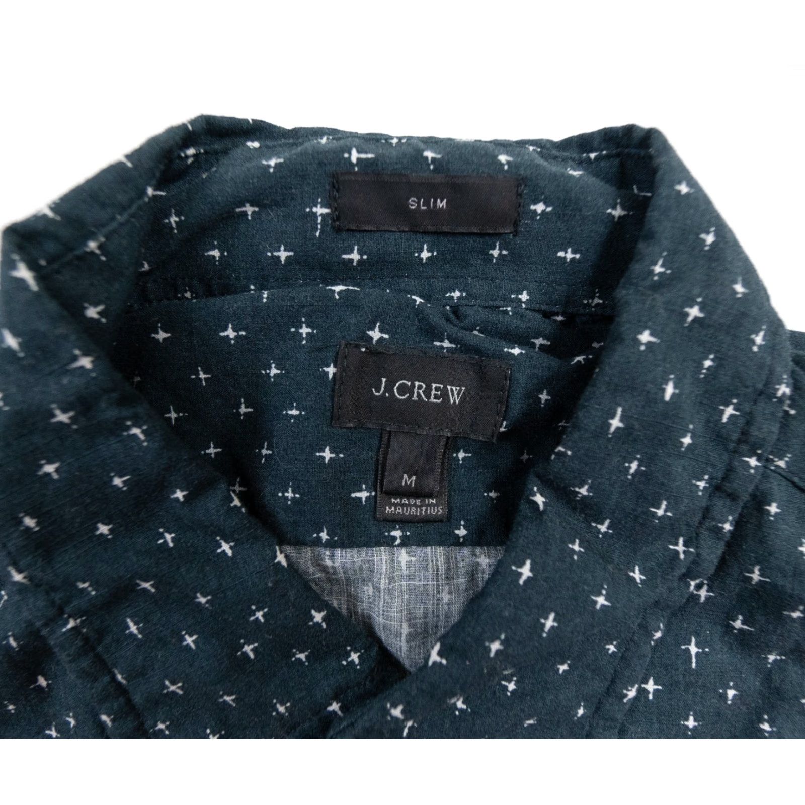 J.Crew JCrew Shirt Men Medium Blue Button-Up Long Sleeve Slim Fit Collared Adult Preppy Size US M / EU 48-50 / 2 - 4 Thumbnail