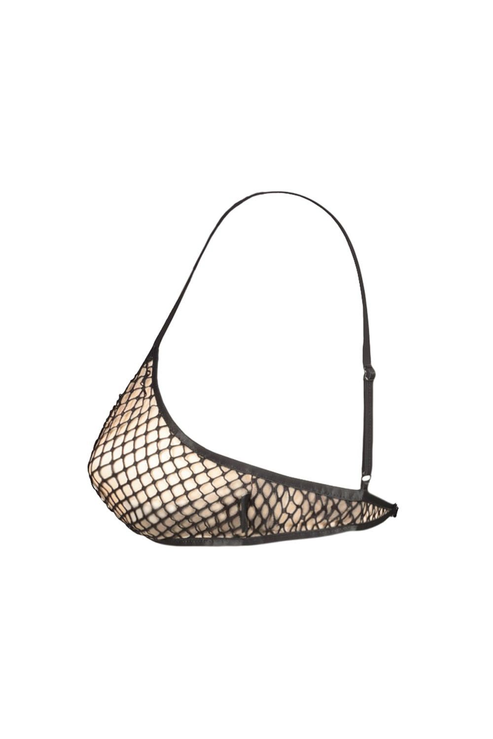 Balenciaga o1in1g1024 Size : S / Bra in Black/Beige Size ONE SIZE - 5 Thumbnail