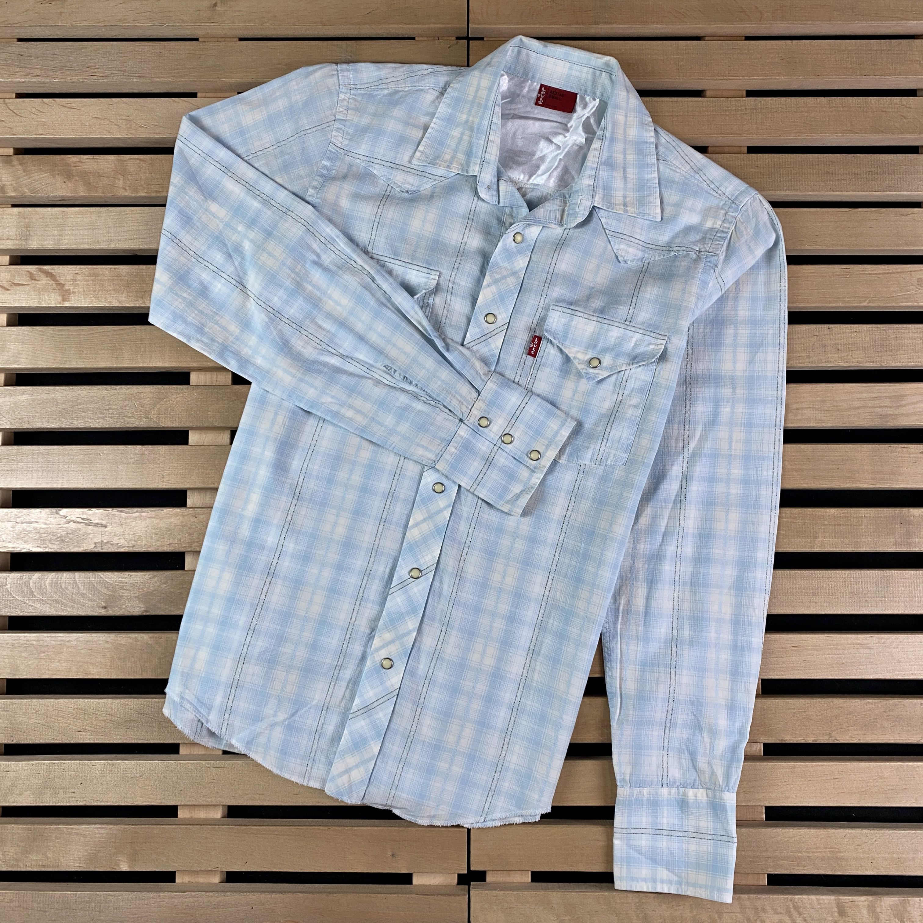 Levi's × Levi's Vintage Clothing × Vintage Mens Shirt Long Sleeve Levi’s Vintage Size S Cotton Size US S / EU 44-46 / 1 - 1 Thumbnail