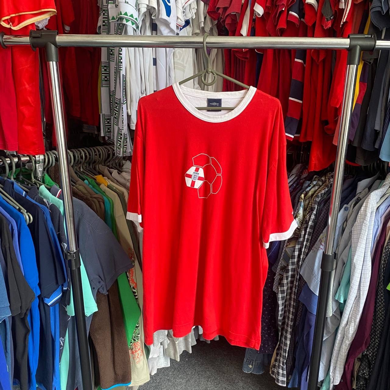 ウェア 00s UMBRO England soccer T-shirt 2006-07 England Umbro Training Shirt - 7/10 - (XXL)
