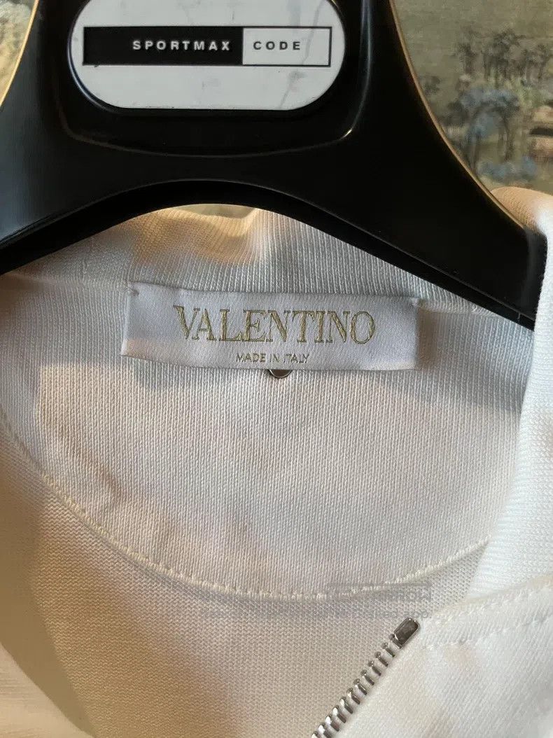 Valentino Valentino White butterfly embroidered hooded jacket Size US M / EU 48-50 / 2 - 3 Thumbnail