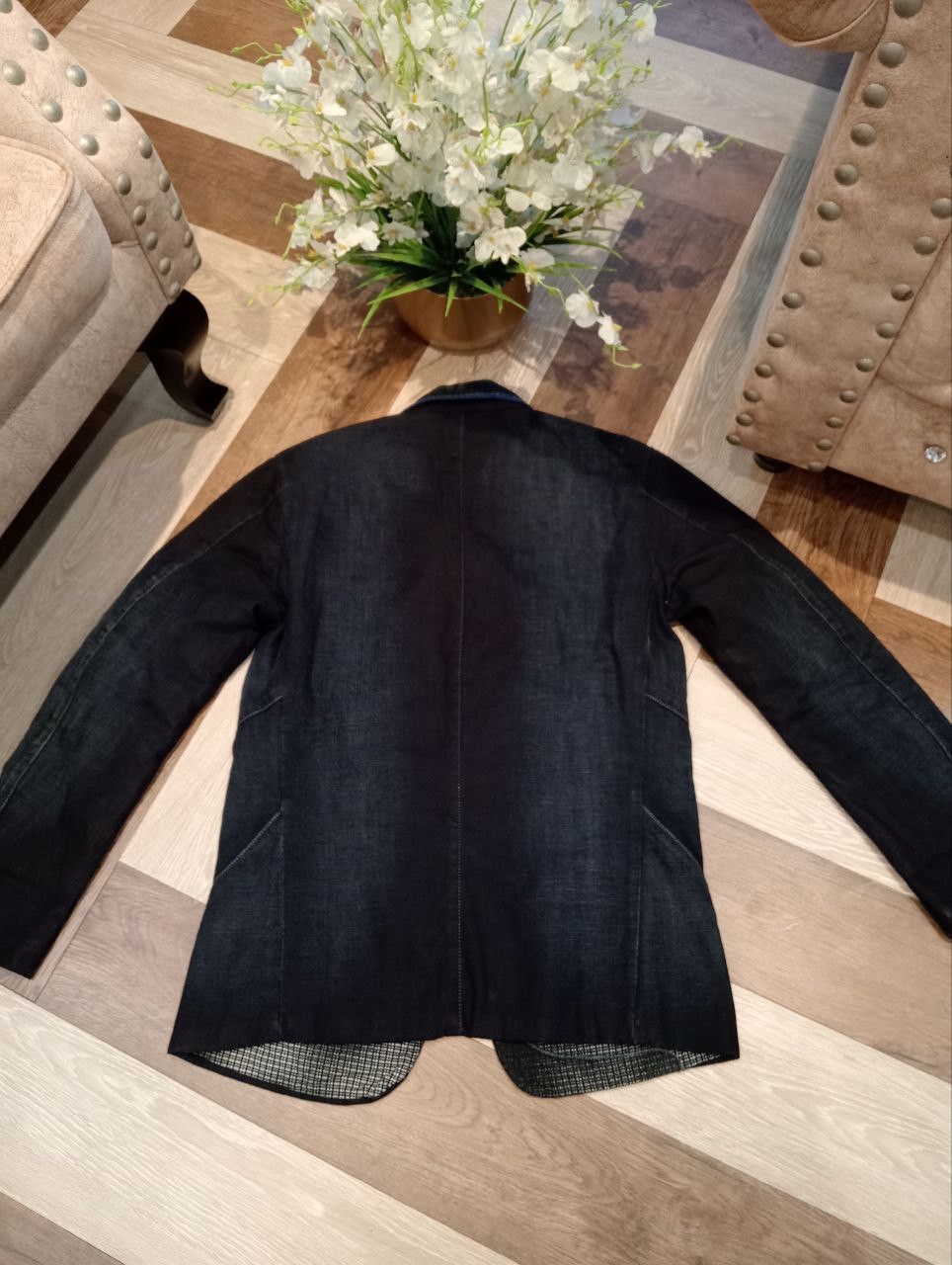 Marithe + Francois Girbaud MARITHE FRANCOIS GIRBAUD JAPAN DENIM INDIGO TAILORED JACKET Size US M / EU 48-50 / 2 - 16 Thumbnail