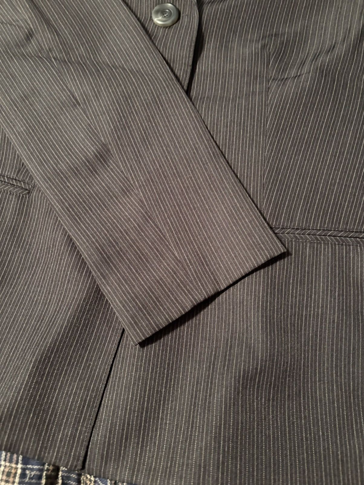 Evan Picone Ladies Blazer Pinstripe Jacket Business Evan Picone Suit Size L / US 10 / IT 46 - 6 Thumbnail