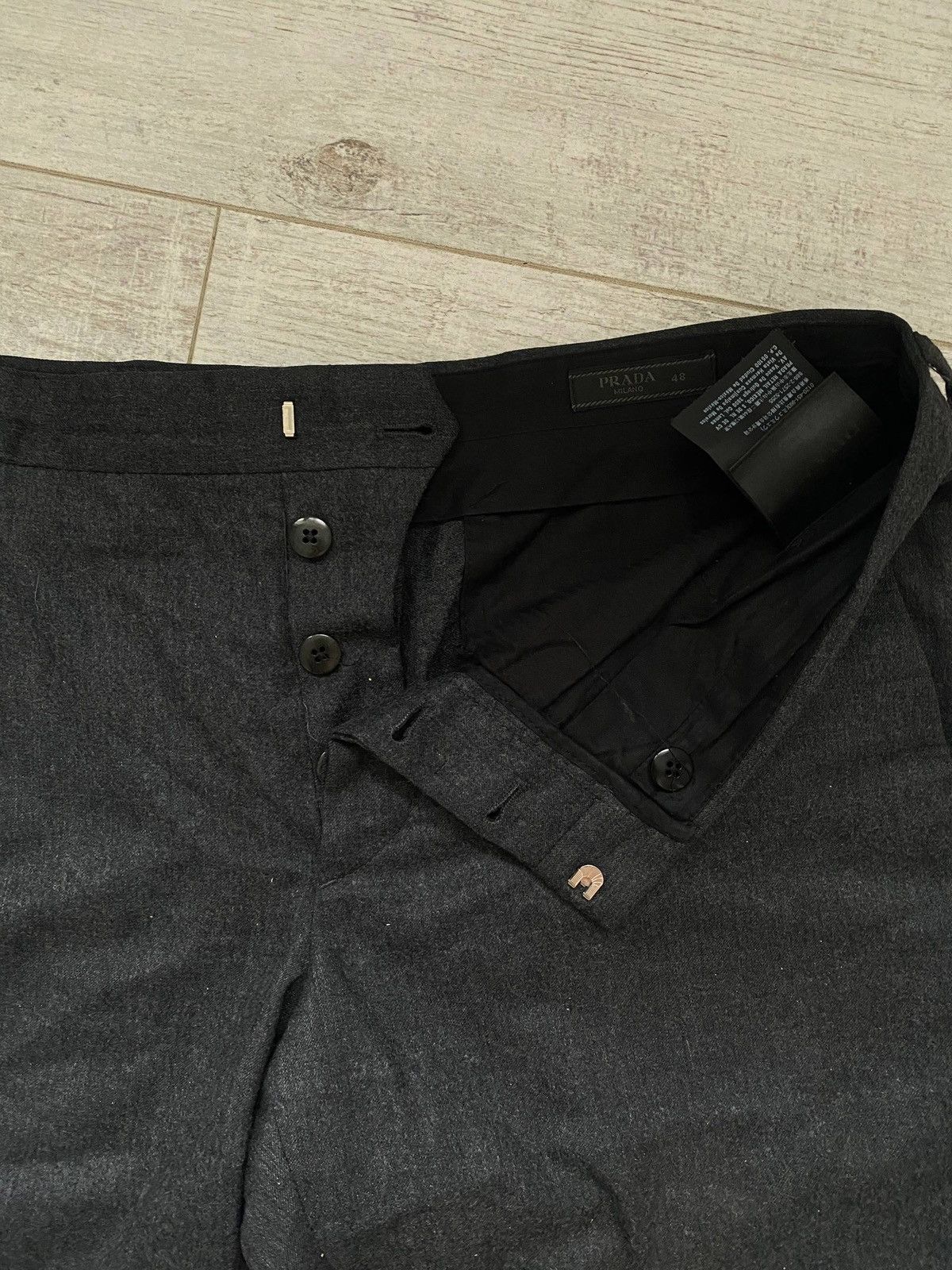 Prada Prada Gray classic pants Size 34" / US 12 / IT 48 - 6 Thumbnail