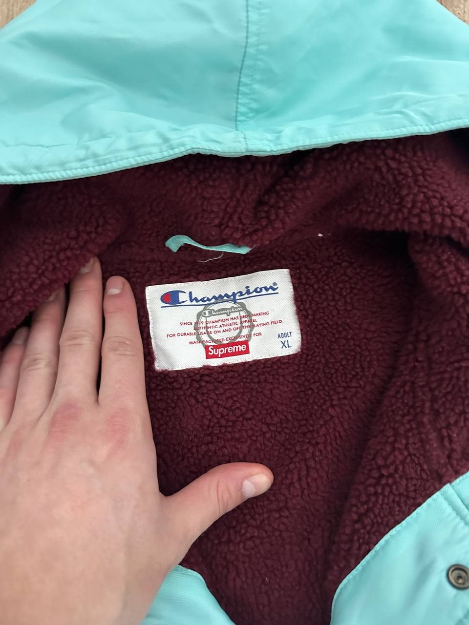 Champion Supreme x Champion Coaches Jacket FW10 Size US L / EU 52-54 / 3 - 6 Thumbnail