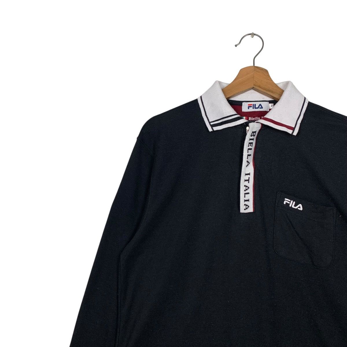 Fila FILA Embroidery Small Logo Long Sleeve Polo Shirt #2613-C117 Size US M / EU 48-50 / 2 - 5 Thumbnail