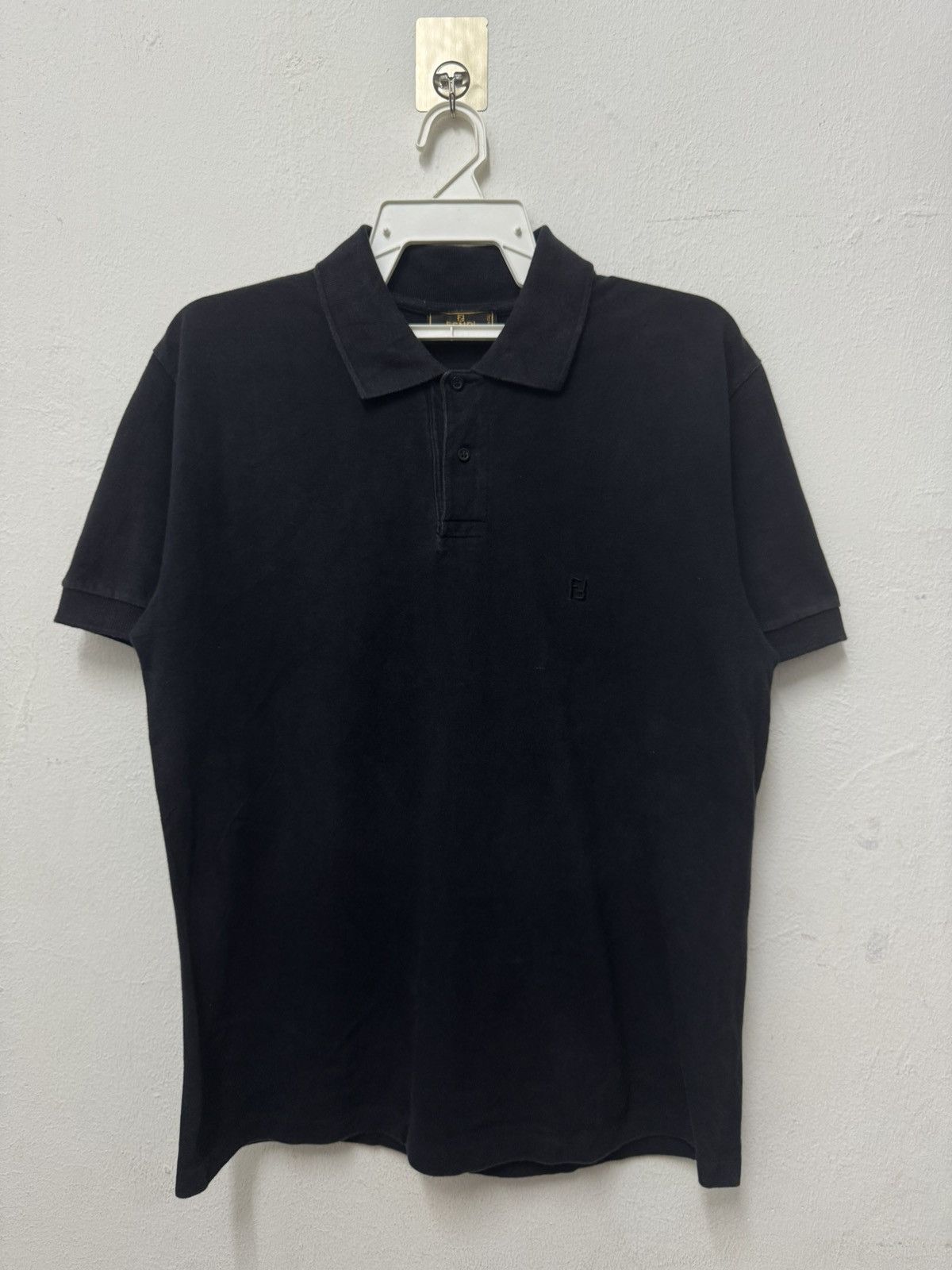Fendi Fendi Embroidered Logo Polo Shirt Size US M / EU 48-50 / 2 - 1 Thumbnail