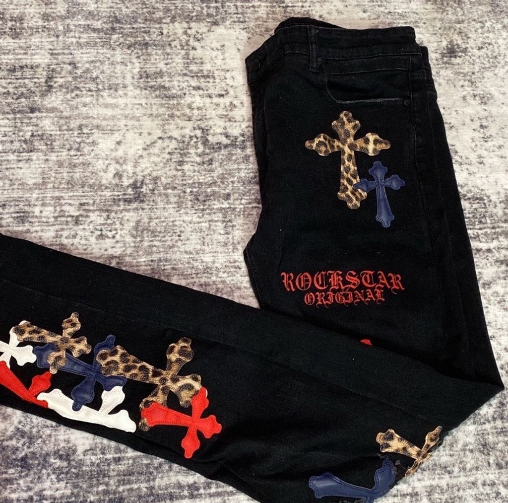 Rockstar Games Men's Rockstar Original Jeans 38 Black Multi Size US 38 / EU 54 - 10 Thumbnail