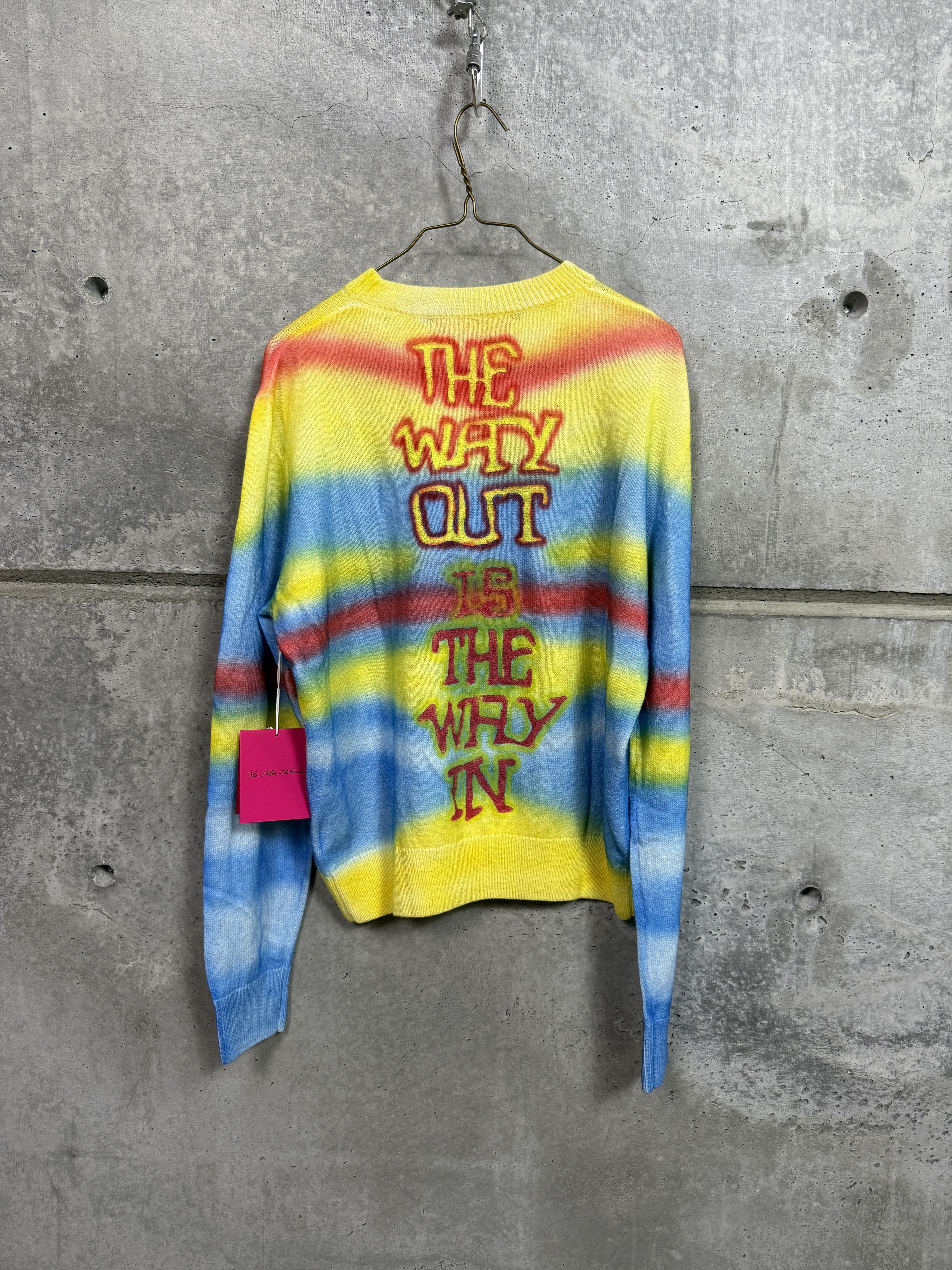 The Elder Statesman $2295 The Elder Statesman Graffiti Crewneck Sweater Size US S / EU 44-46 / 1 - 7 Thumbnail