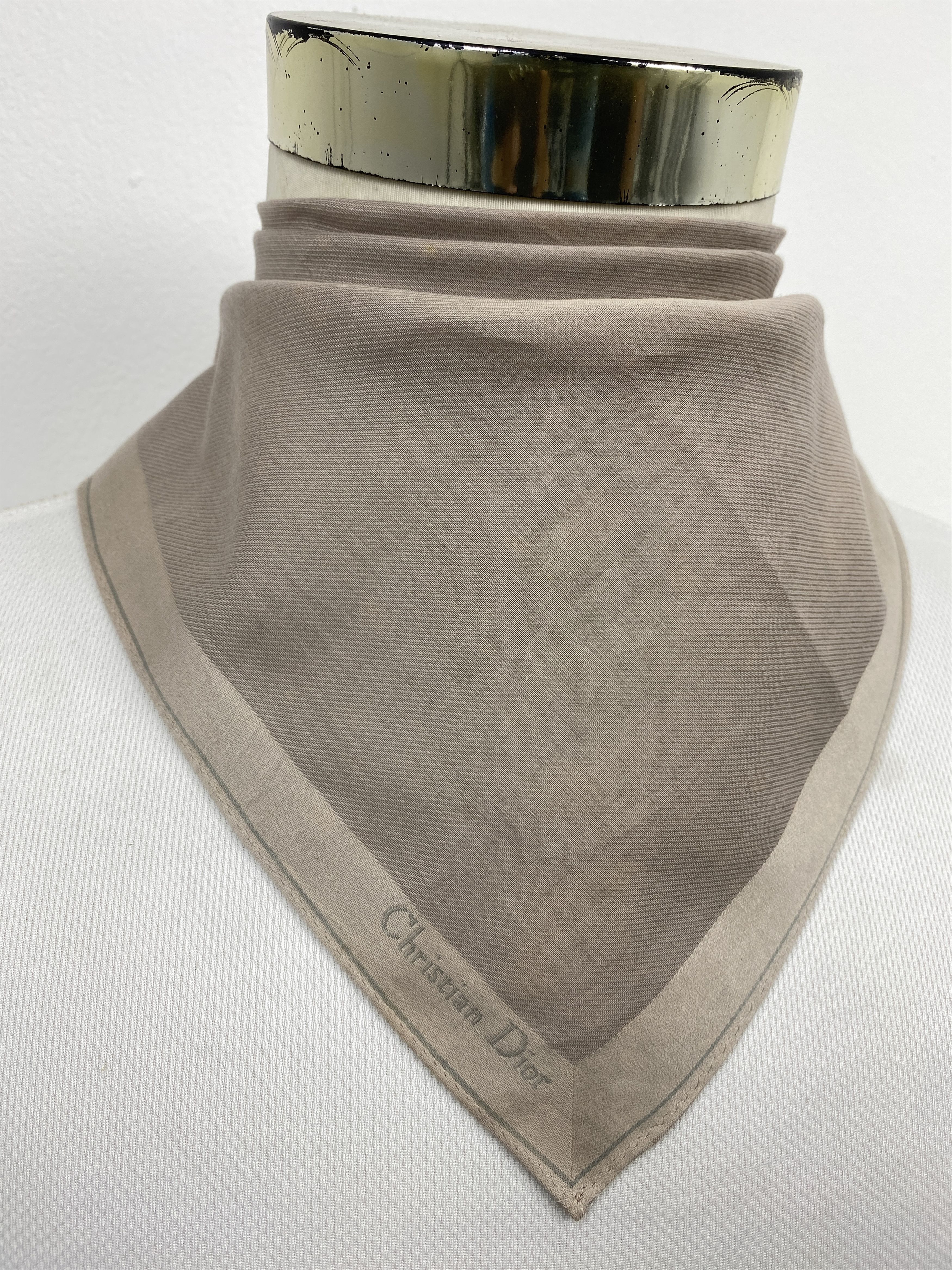 Christian Dior Monsieur Christian Dior Handkerchief / Neckerchief KT0265 Size ONE SIZE - 2 Thumbnail