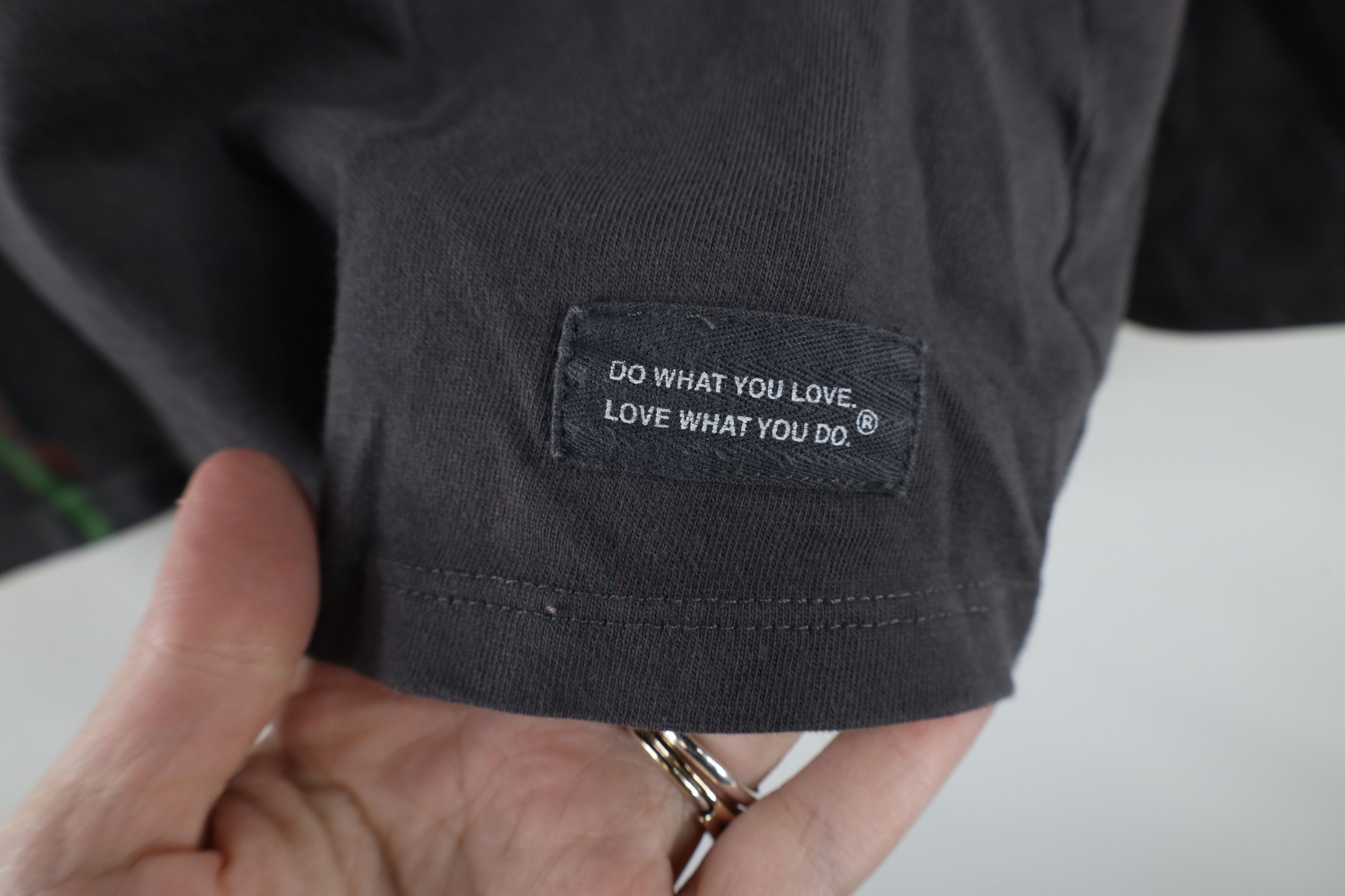 Life is Good × Vintage Life Is Good Spell Out Flower Long Sleeve T-Shirt Gray Size M / US 6-8 / IT 42-44 - 4 Thumbnail