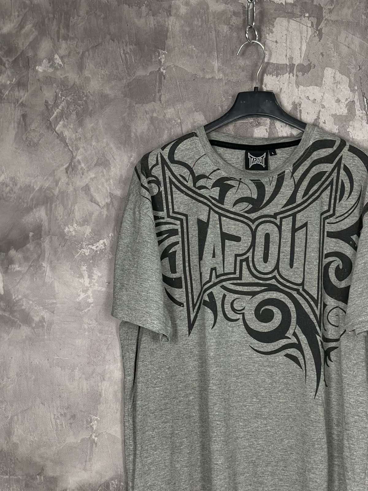 Affliction × Tapout × Vintage Crazy Vintage Y2K Affliction Style Tapout Grunge T Shirt Size US L / EU 52-54 / 3 - 3 Thumbnail