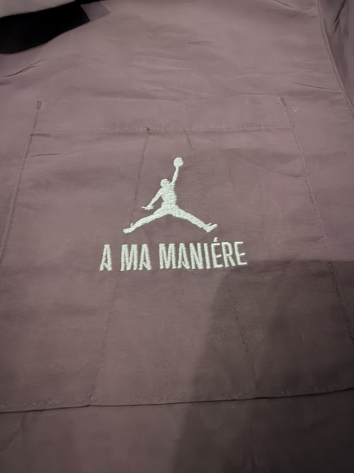 A Ma Maniere × Jordan Brand Jordan x A Ma Maniére Mahogany Warm Up Shirt. Size US M / EU 48-50 / 2 - 4 Thumbnail