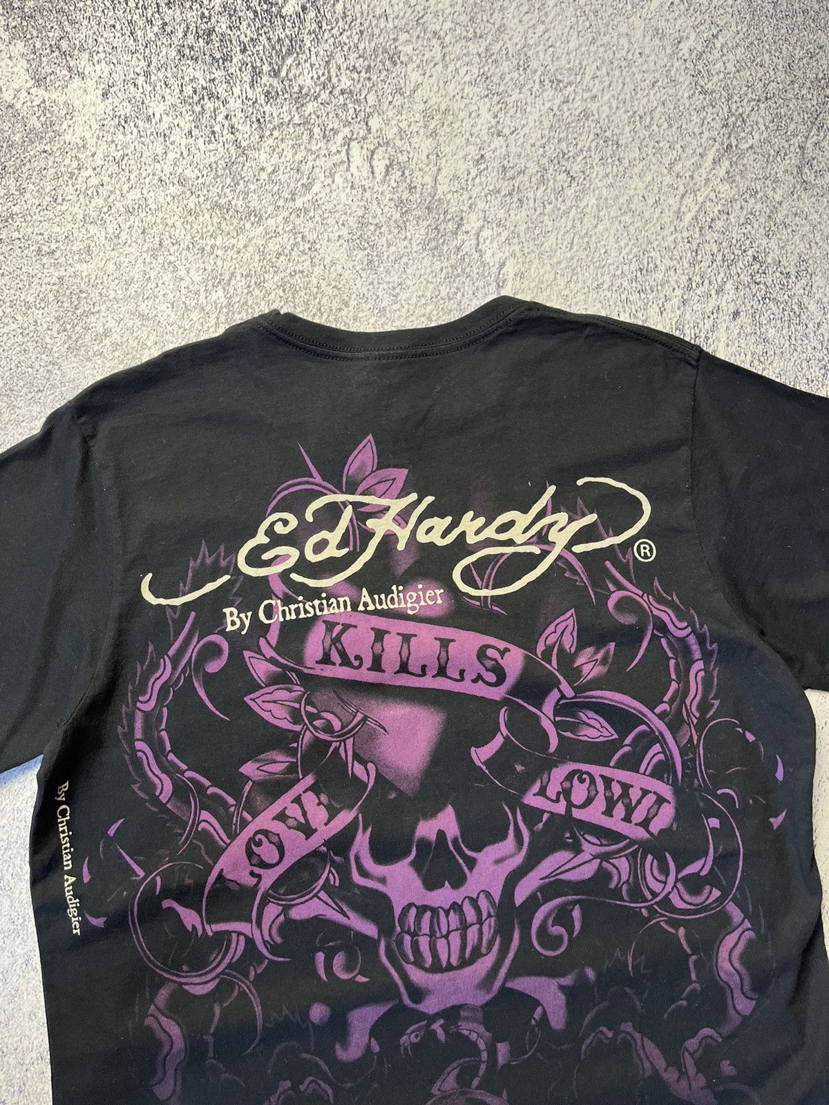 Christian Audigier Vintage Ed Hardy USA T shirt Rare Y2K Size US M / EU 48-50 / 2 - 15 Thumbnail