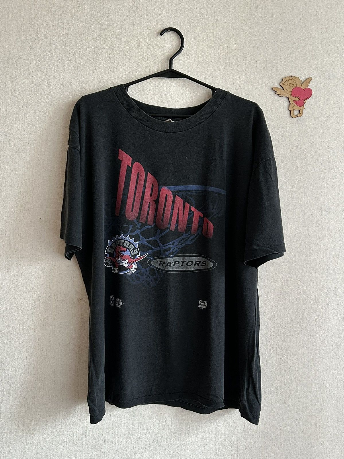 Band Tees × Vintage Vintage 2000s NBA Toronto Raptors “First Pick” T-shirt L Size US L / EU 52-54 / 3 - 1 Thumbnail