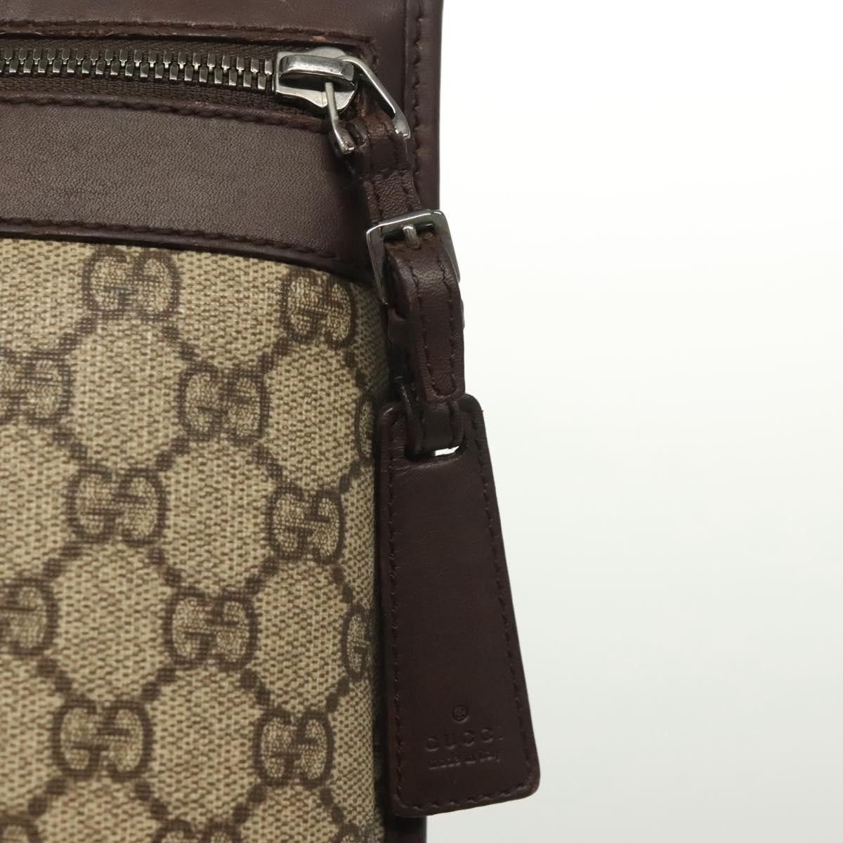 Gucci GUCCI GG Supreme Shoulder Bag Pvc Beige Silver Size ONE SIZE - 14 Thumbnail
