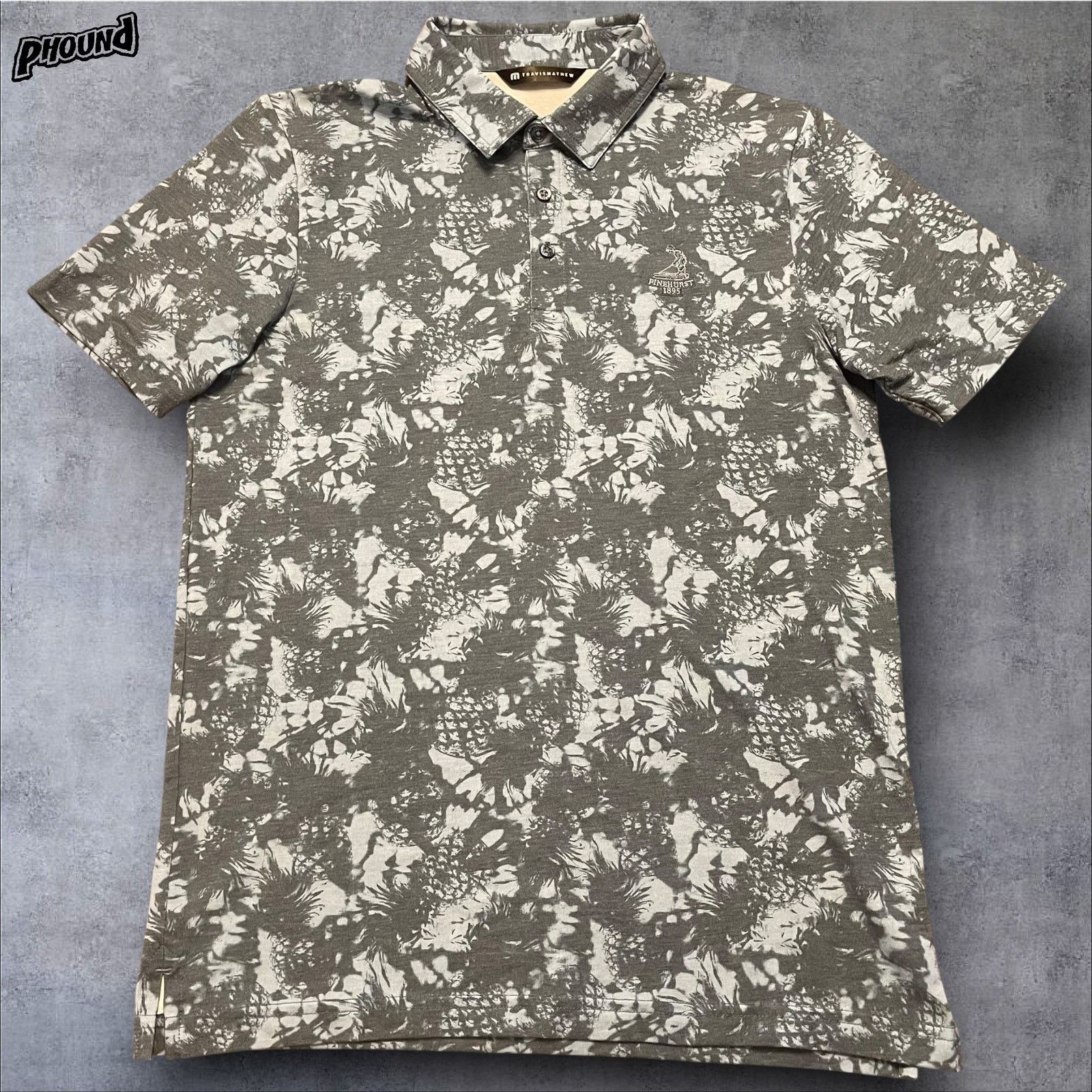 TravisMathew Travis Mathew Polo Shirt Men Medium Pinehurst 1895 Peru Size US M / EU 48-50 / 2 - 1 Thumbnail