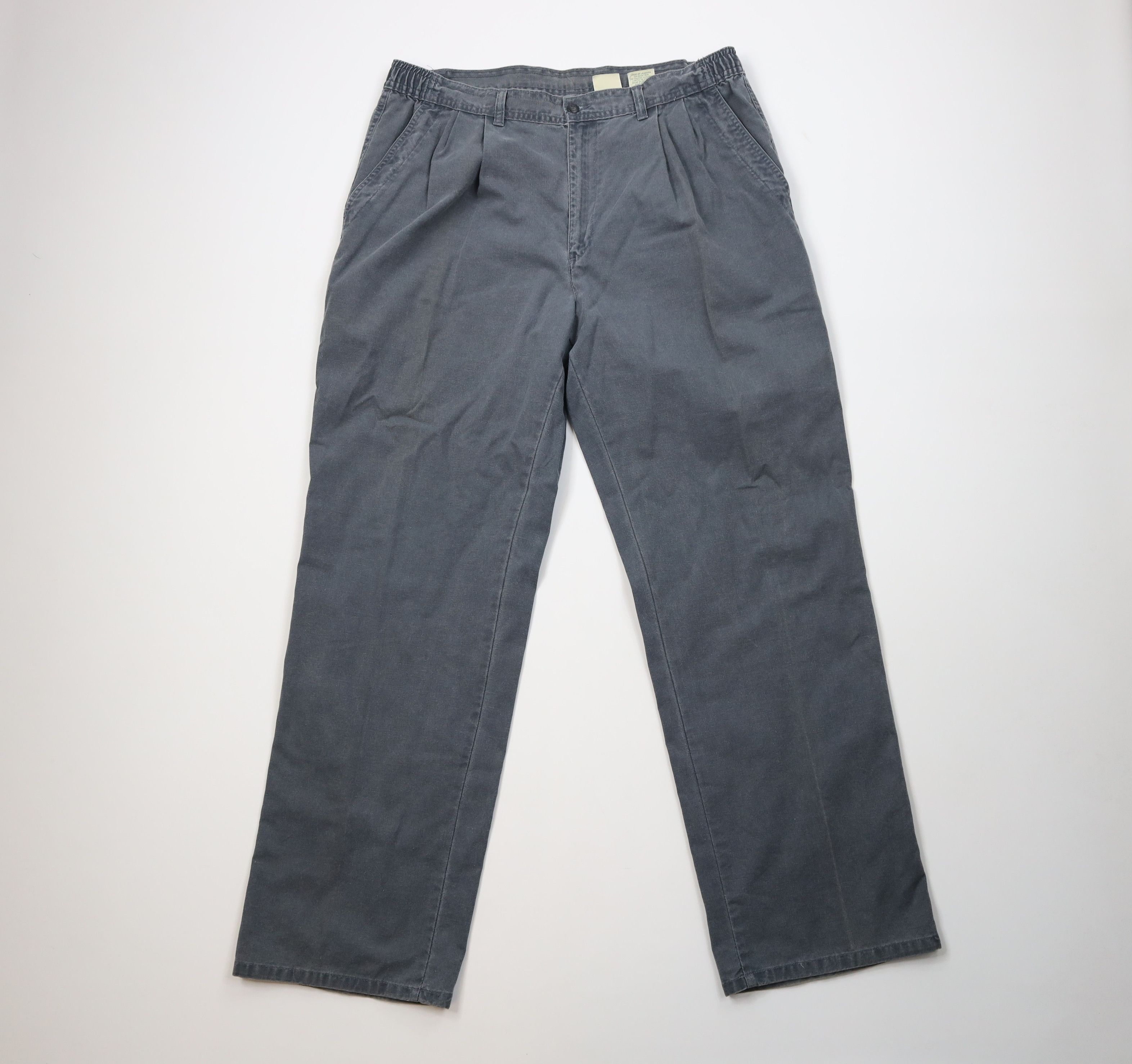 Vintage Vintage 90s Streetwear Stonewash Canvas Wide Leg Pants Size US 38 / EU 54 - 1 Thumbnail