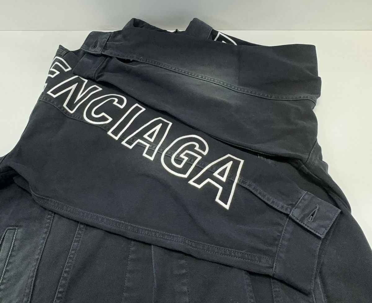 Balenciaga BalenciagaOutline Large Fit Jacket 'Black' Size US XS / EU 42 / 0 - 6 Thumbnail