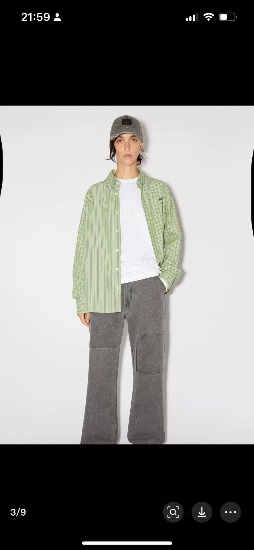 Acne Studios Acne Studios SS24 Vertical Stripe Shirt Size US S / EU 44-46 / 1 - 5 Thumbnail