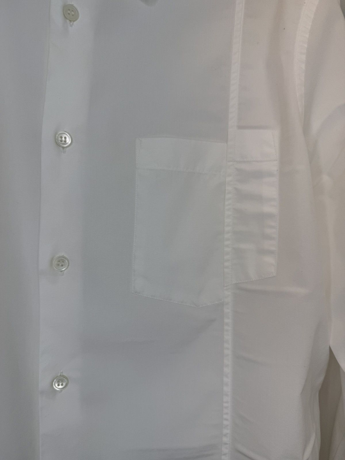 Marni Marni Paneled Cotton Poplin Shirt — White — IT 50 Size US M / EU 48-50 / 2 - 3 Thumbnail