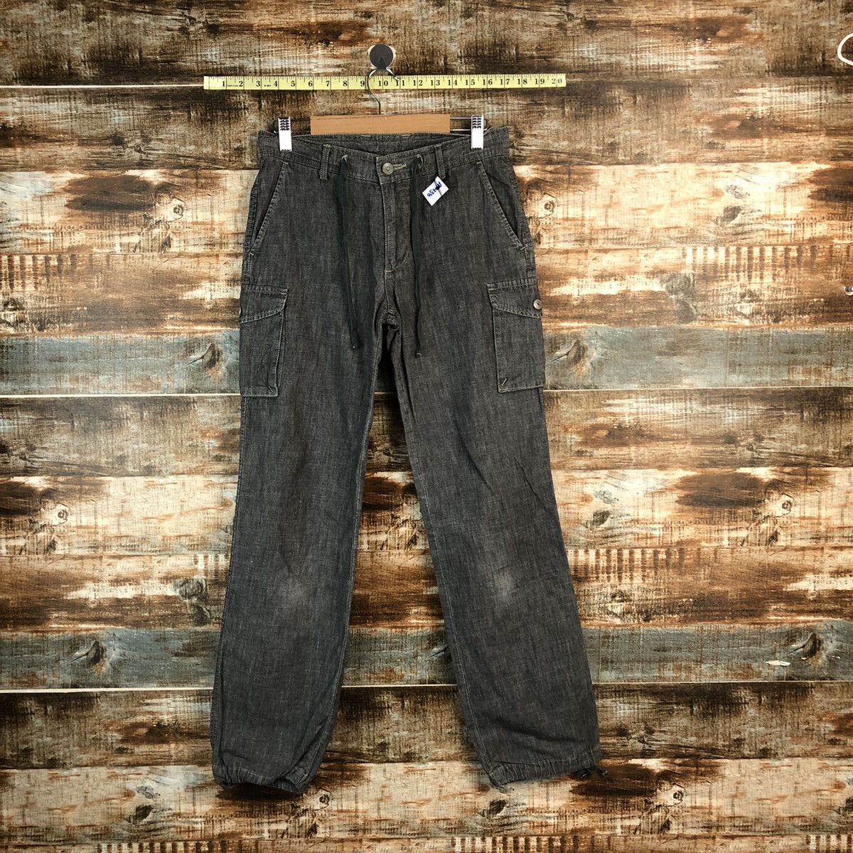 Japanese Brand Et Boite Grey Cargo utility Multipocket Pants #A2438 Size 27" / US 4 / IT 40 - 1 Thumbnail