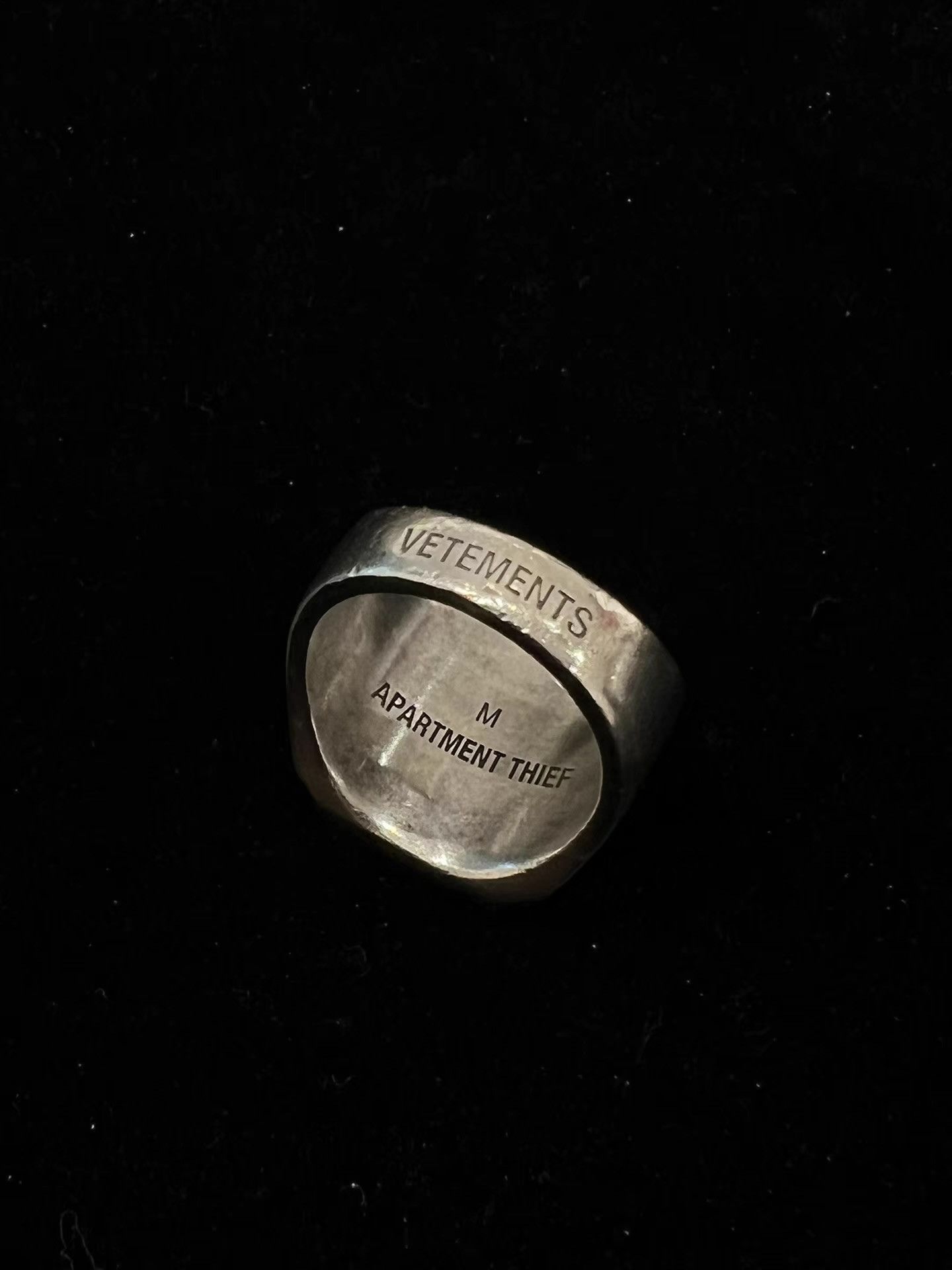 Vetements Vetements 19AW Apartment Thief Silver Ring Q13 Size ONE SIZE - 4 Thumbnail