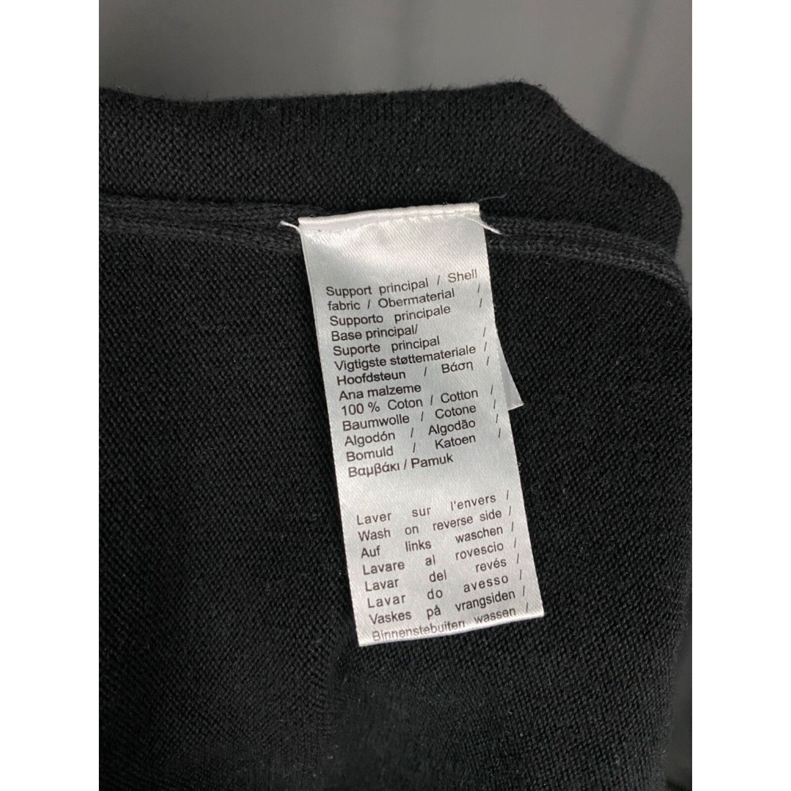 Lacoste Lacoste Small Logo Men's Black Crewneck Sweater Size S Size US S / EU 44-46 / 1 - 10 Thumbnail