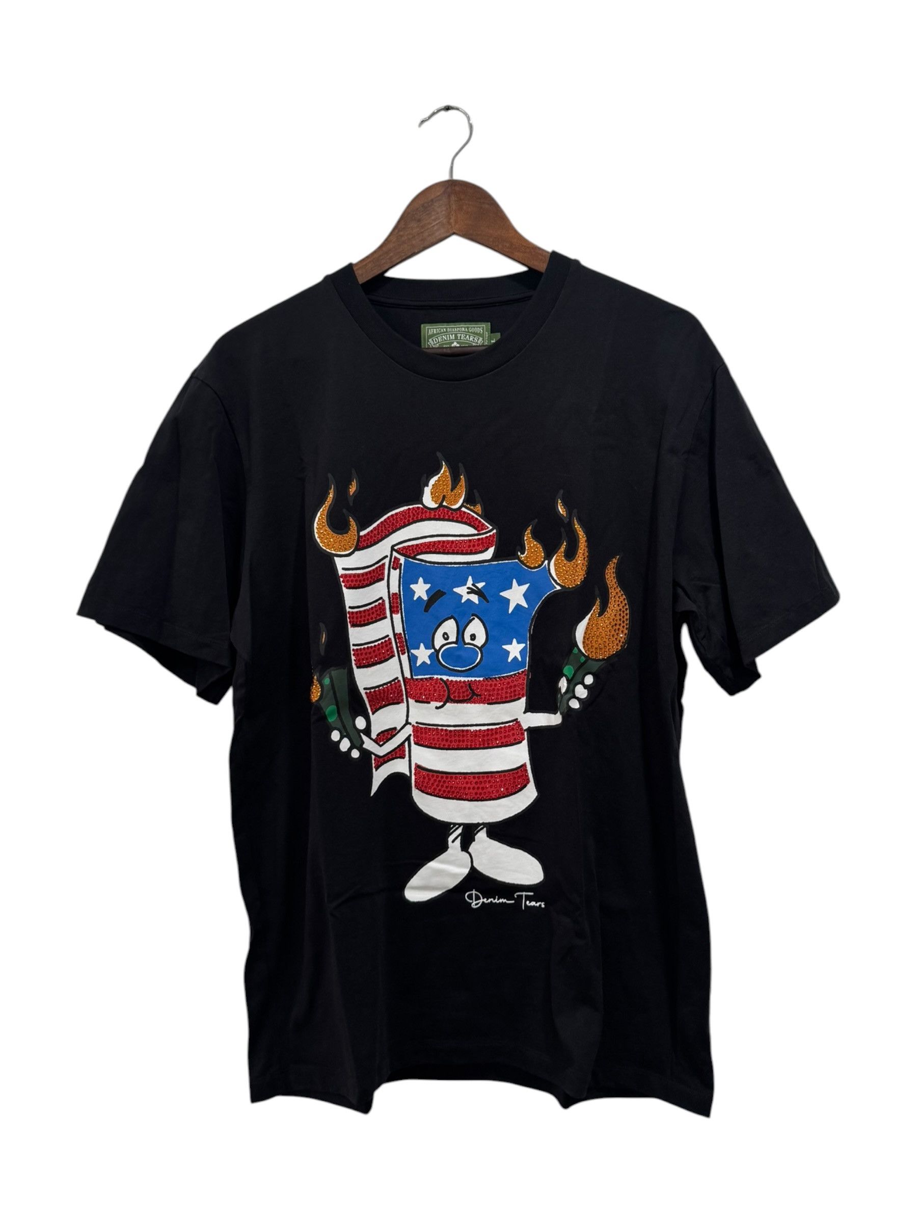 Girls Don't Cry × Needles Needles x Girls Dont Cry 7 Cut Tee Black