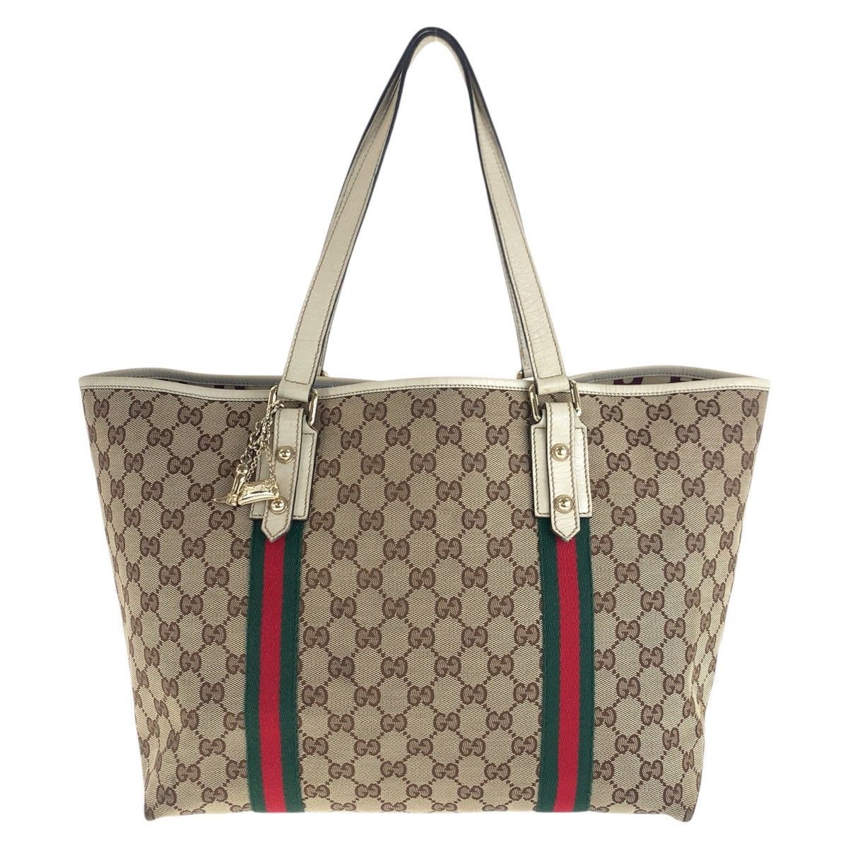 Gucci Gucci GG Canvas 2Way Tote Bag Canvas Shoulder Bag 139260 in Brown, Women's
