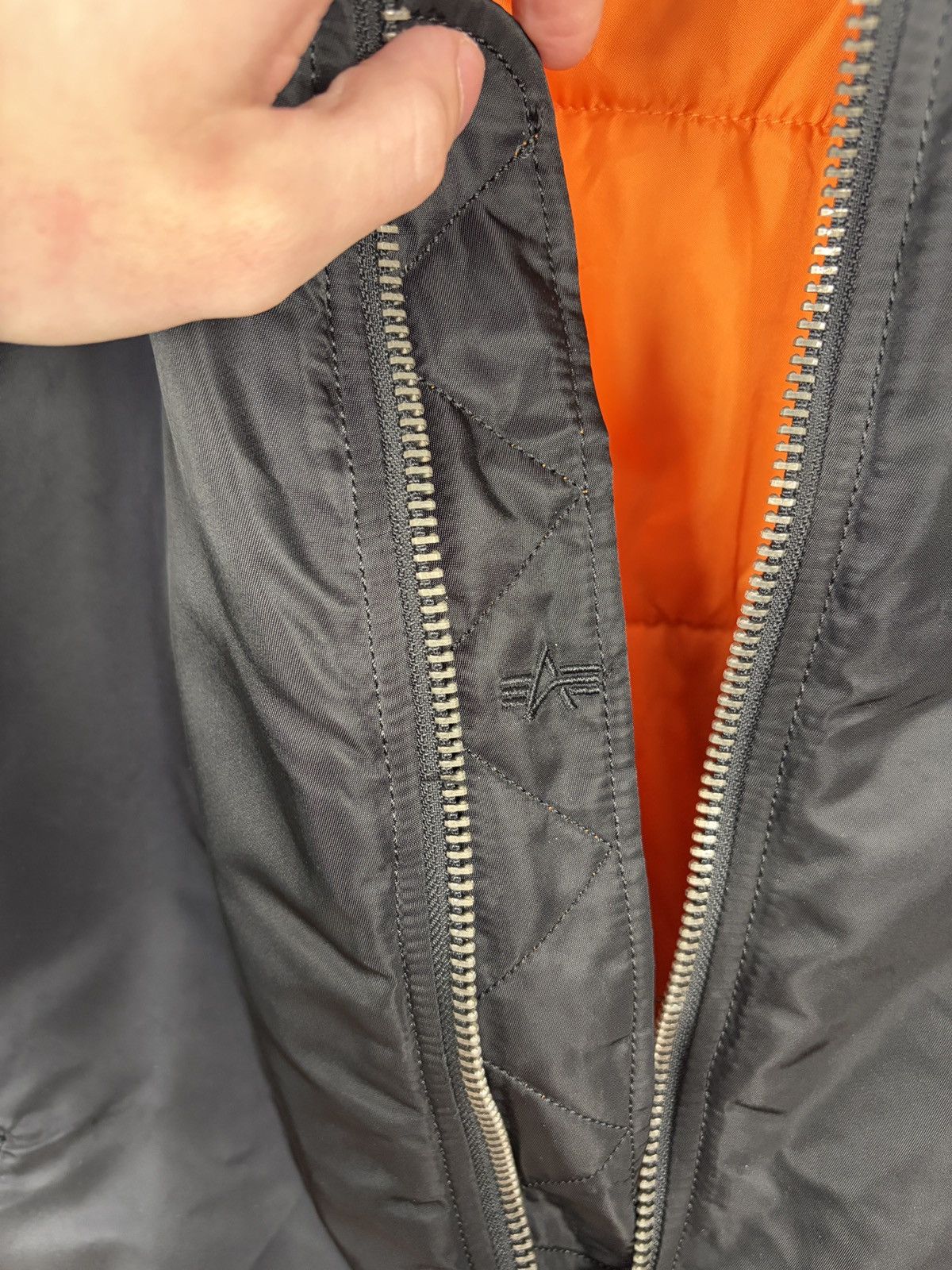 Alpha Industries Vintage rare bomber Alpha Industries military jacket Size US M / EU 48-50 / 2 - 3 Thumbnail