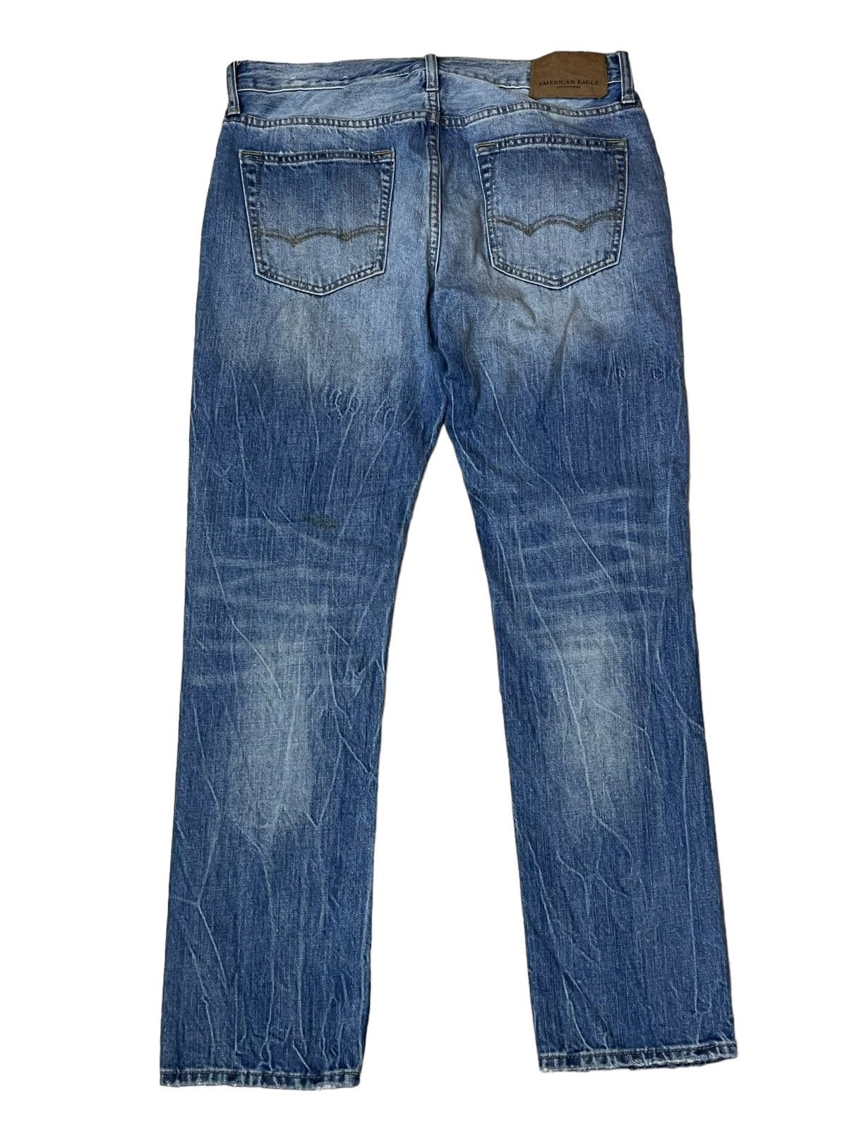 American Eagle Outfitters AMERICAN EAGLE OUTFITTERS SLIM FIT DISTRESSED STYLE DENIM Size US 33 - 2 Thumbnail