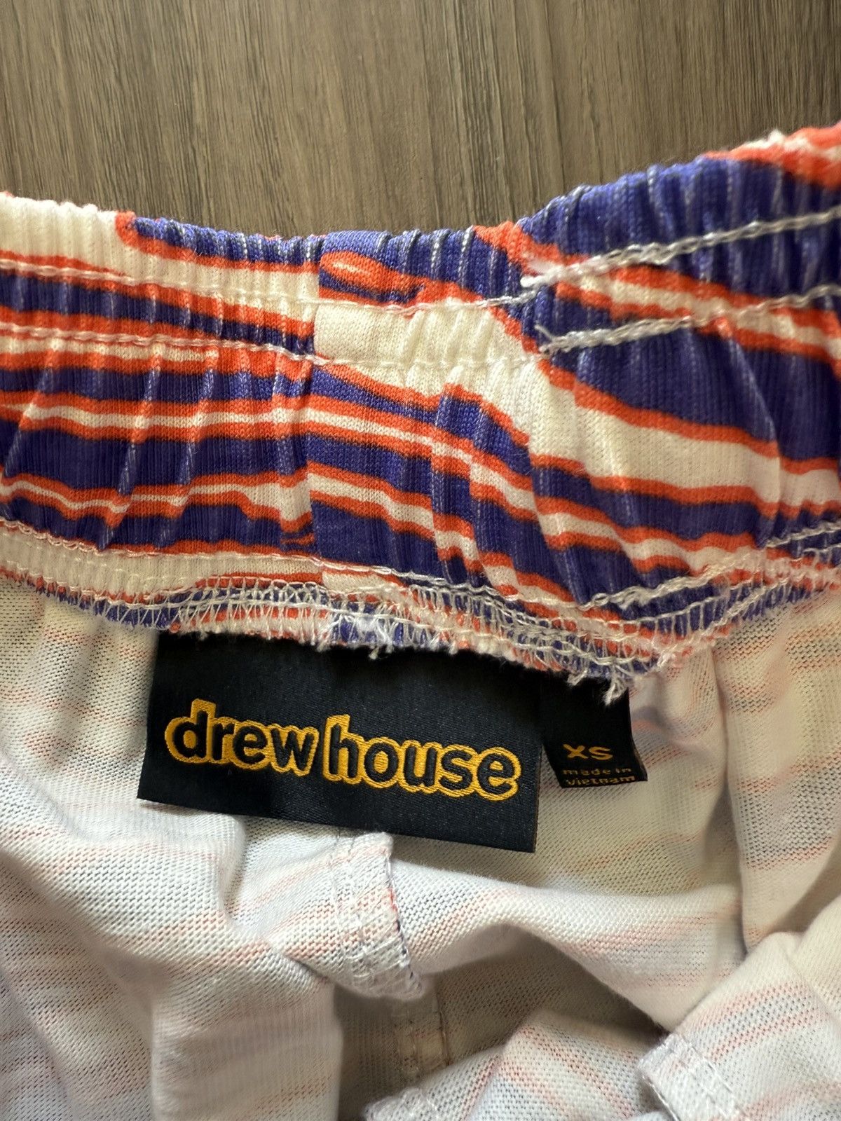 Drew House Drew House Zebra Print Lounge Pants XS Drawstring Pajama Size 28" / US 6 / IT 42 - 4 Thumbnail