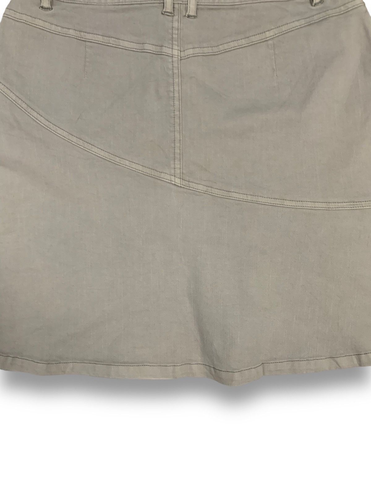 Michel Klein Vintage Y2K MK Klein Michel Klein Grey Denim Mini Skirt Size 27" / US 4 / IT 40 - 12 Thumbnail