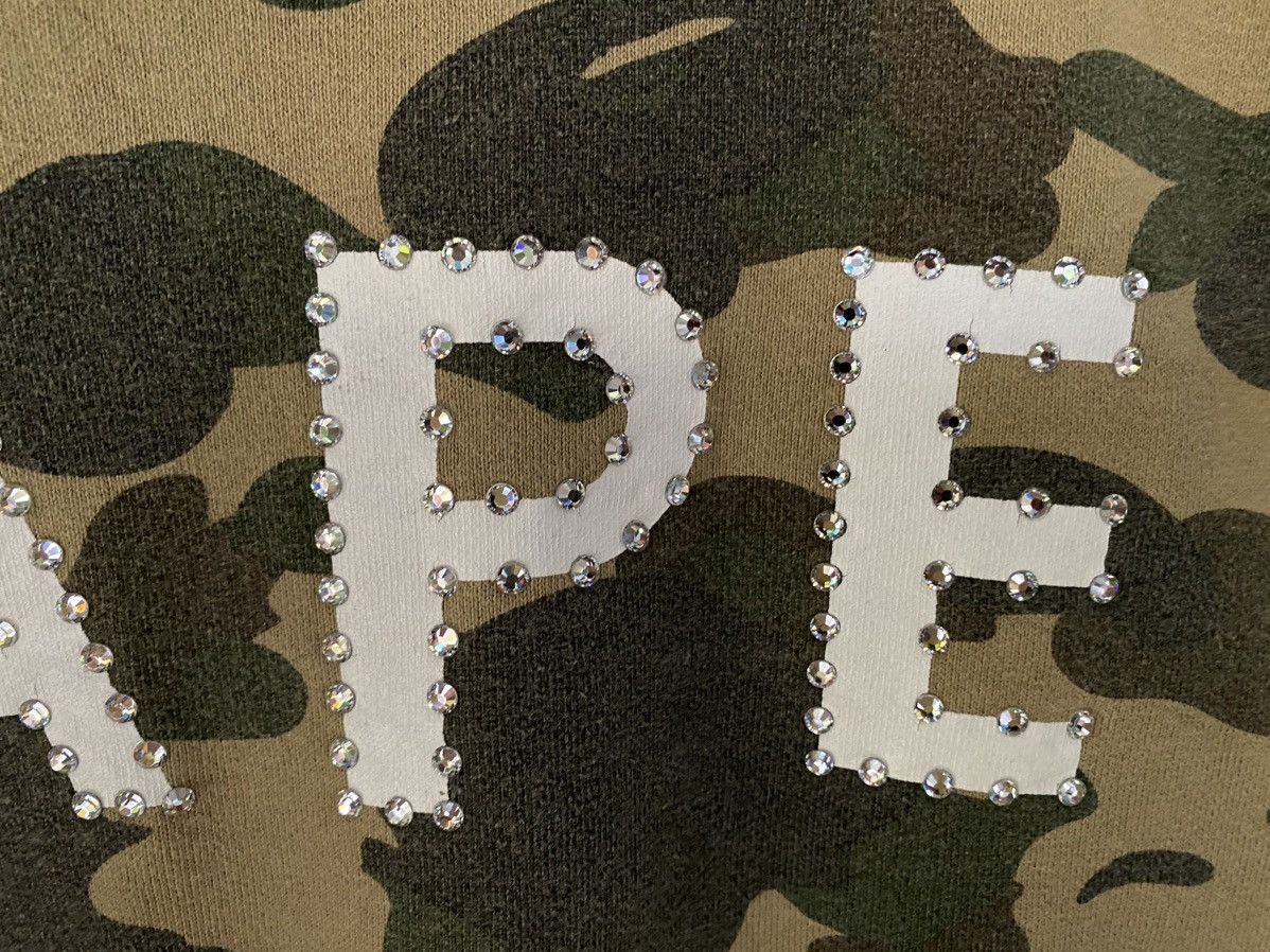 Bape 2005 Swarovski 1st Camo Crewneck Size US M / EU 48-50 / 2 - 9 Thumbnail