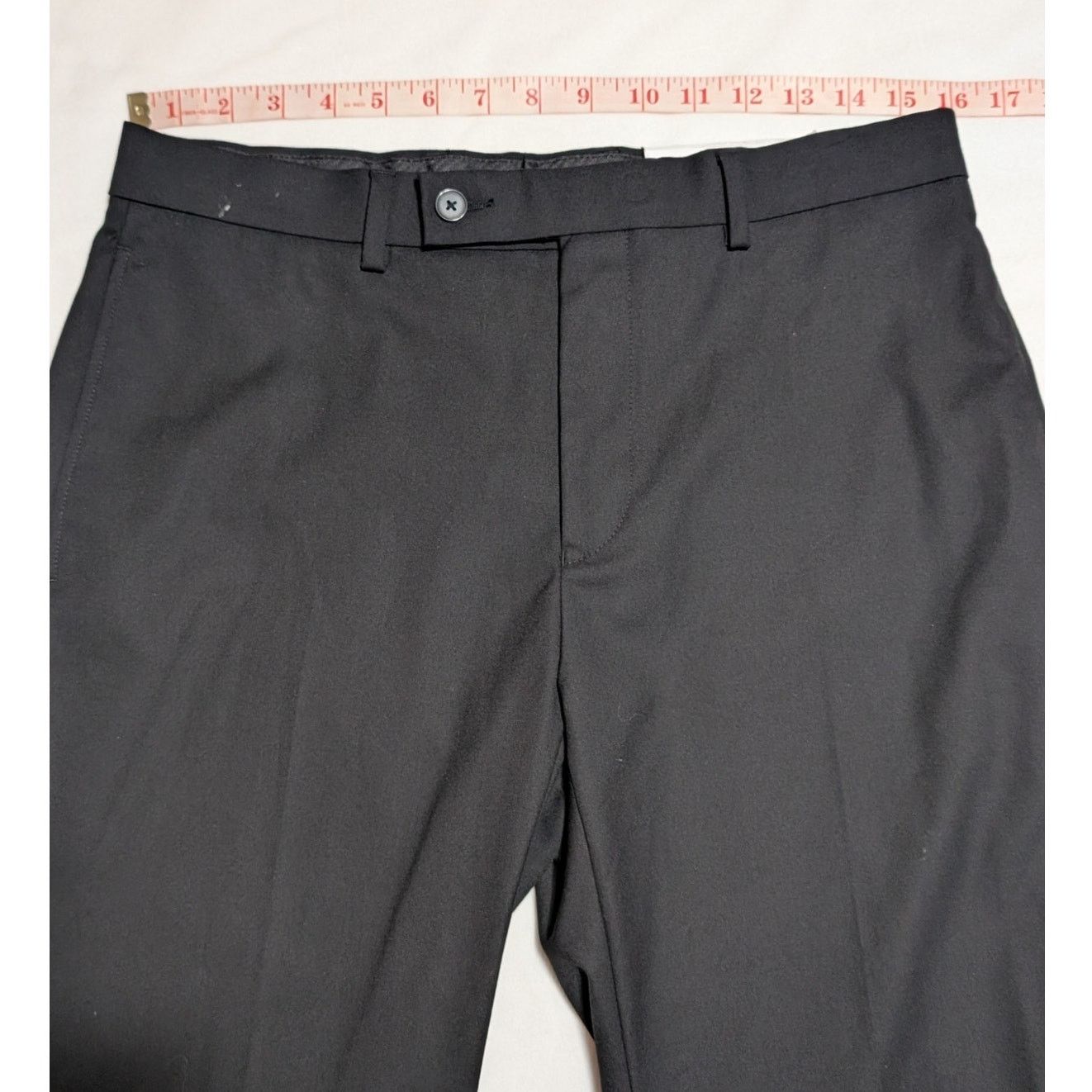 Calvin Klein Calvin Klein Slim Fit Suit Pants Men's Black Solid 32W 30L Size US 32 / EU 48 - 5 Thumbnail